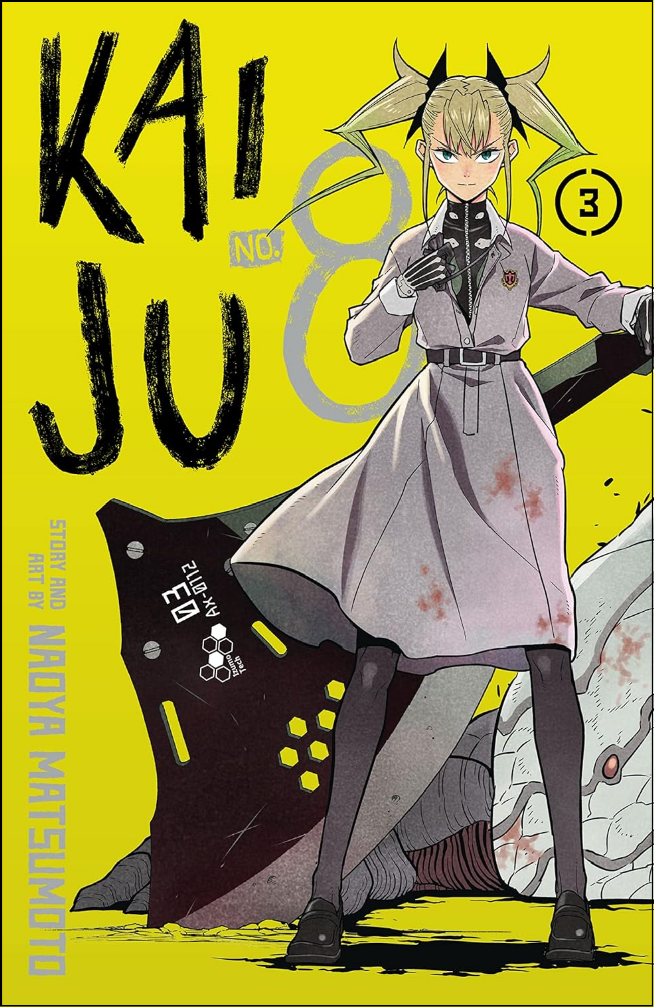 Kaiju No. 8, Vol. 3 by Naoya Matsumoto (Author) | Full Page Print Editon