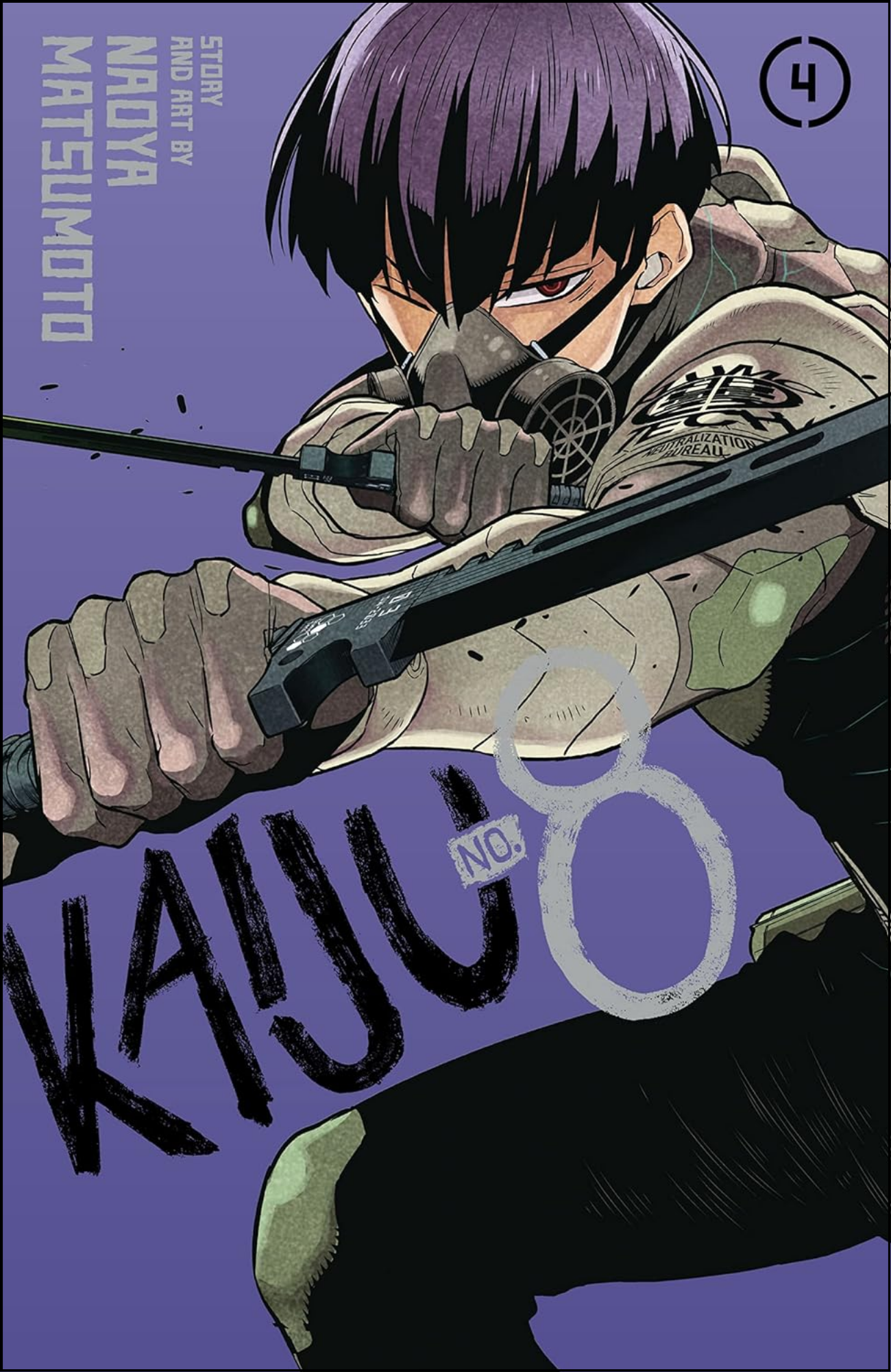 Kaiju No. 8, Vol. 4 by Naoya Matsumoto (Author) | Full Page Print Editon