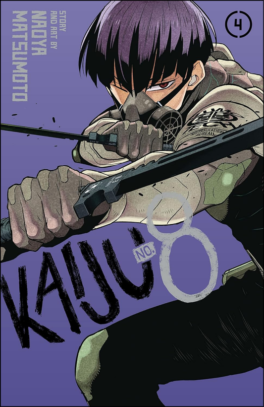 Kaiju No. 8, Vol. 4 by Naoya Matsumoto (Author) | Full Page Print Editon