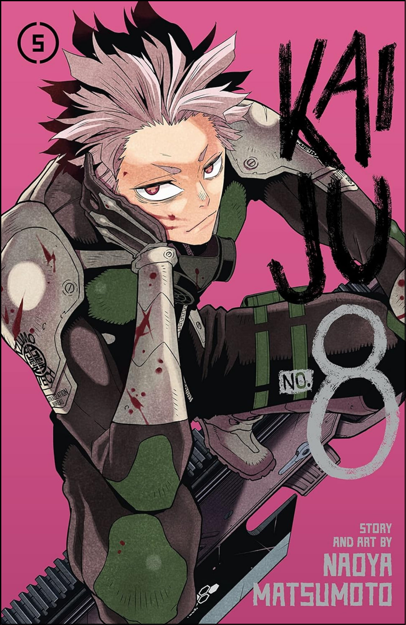 Kaiju No. 8, Vol. 5 by Naoya Matsumoto (Author) | Full Page Print Editon