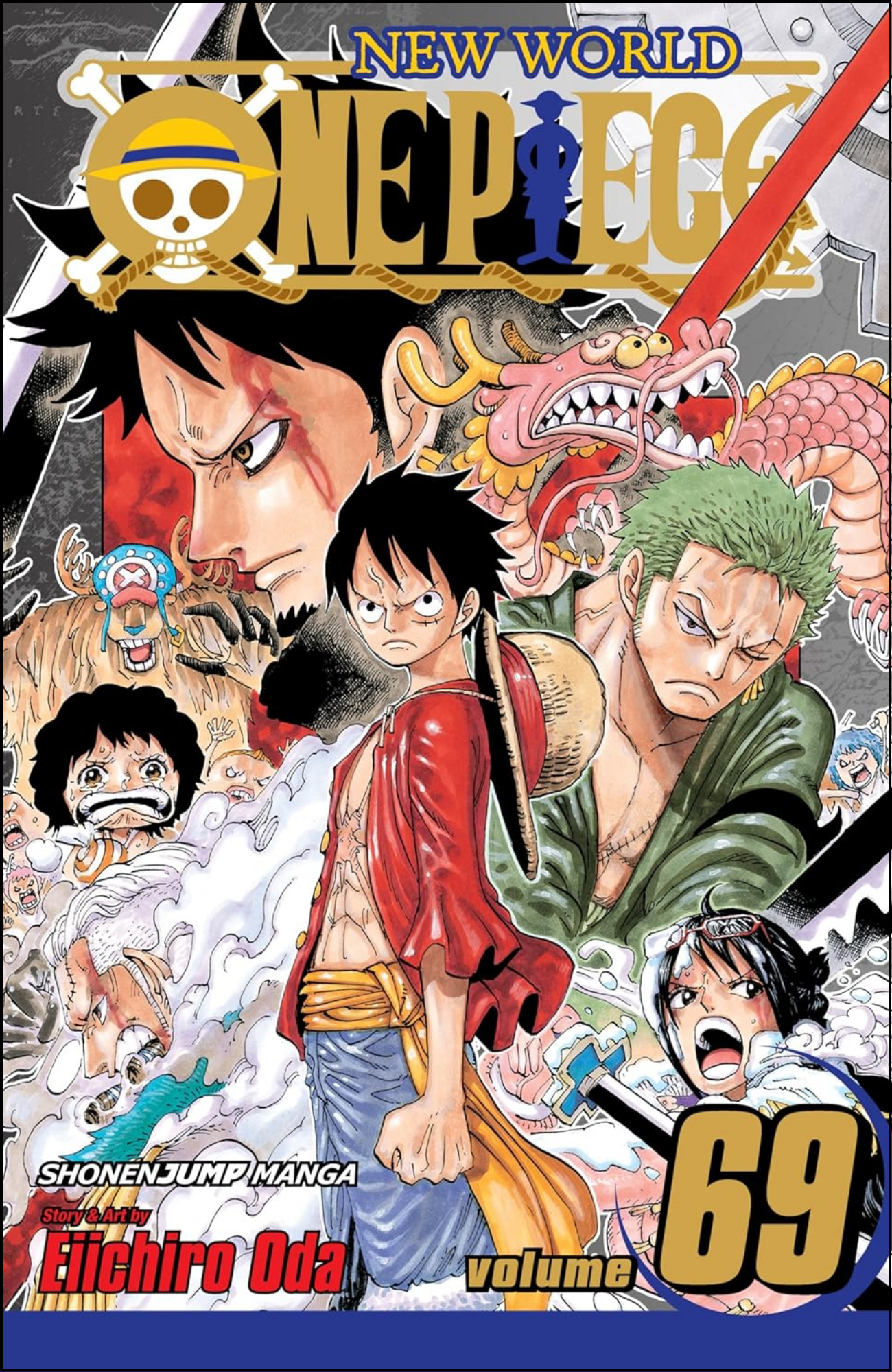 One Piece, Vol. 69 by Eiichiro Oda (Author, Illustrator) | Full Page Print Editon