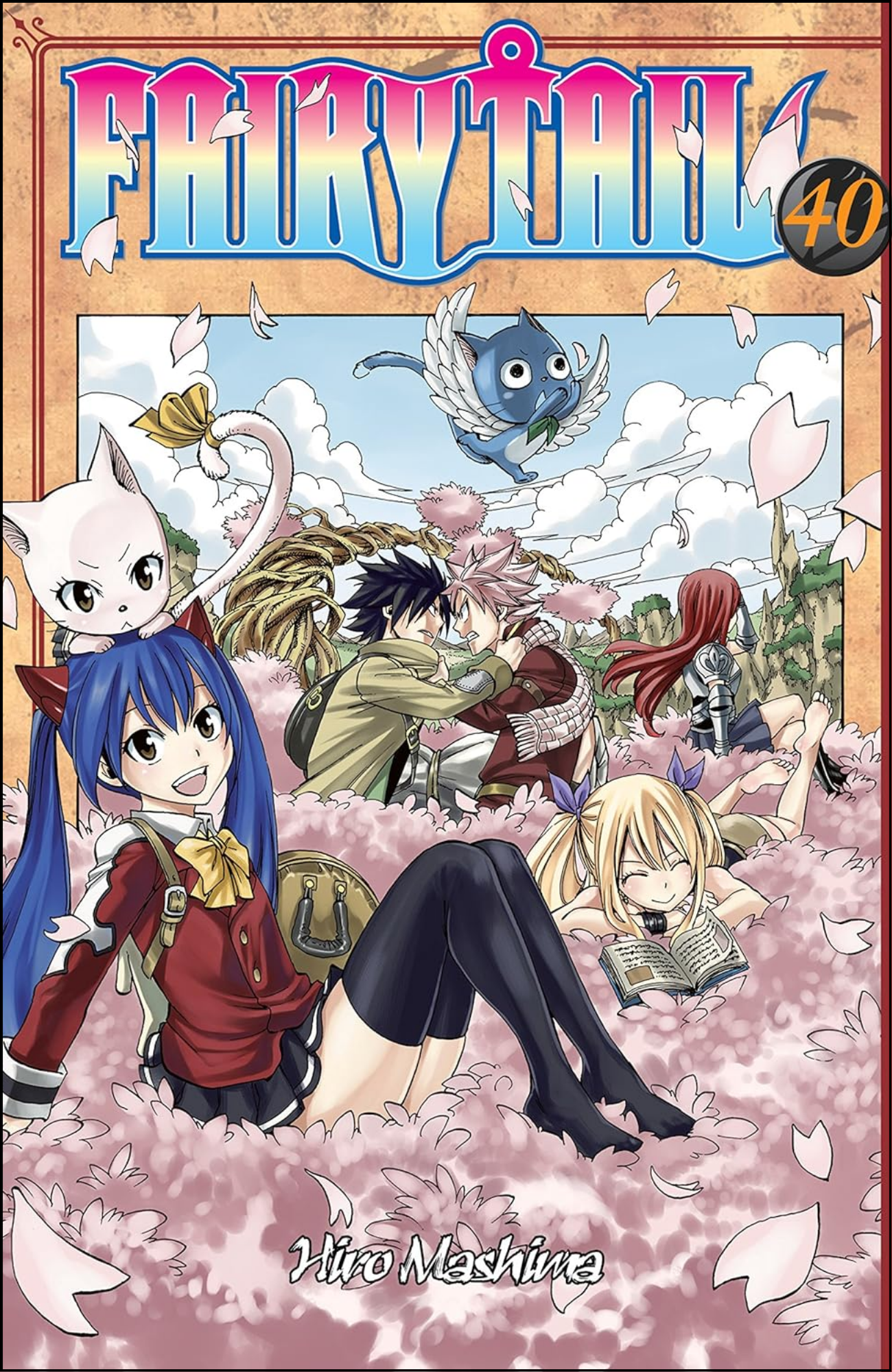 Fairy Tail Vol. 40 by Hiro Mashima (Author, Artist) | Full Page Print Editon