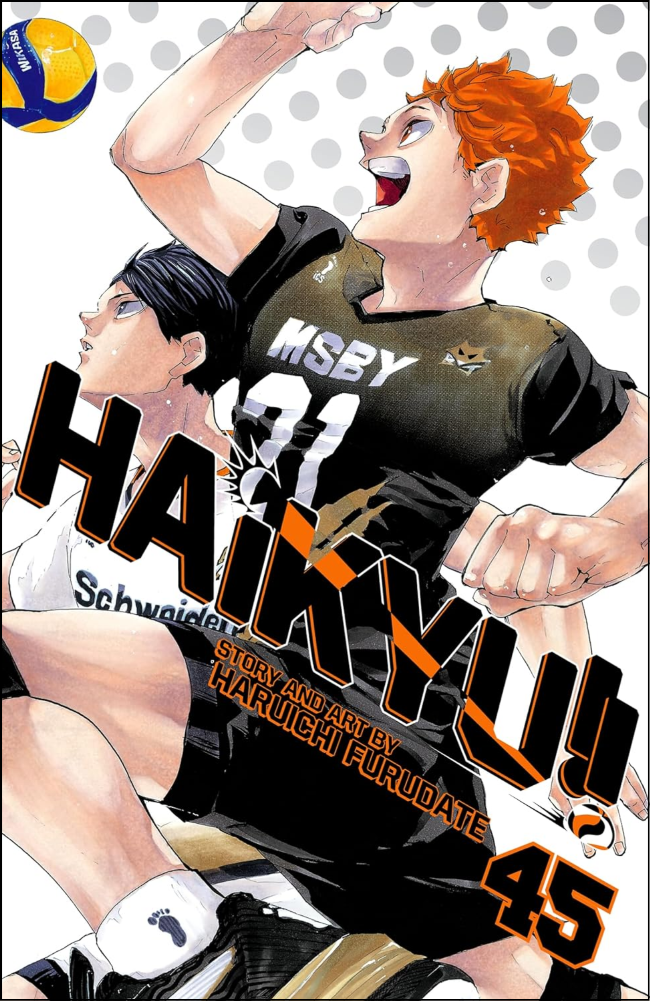 Haikyu!!, Vol. 45 by Haruichi Furudate (Author) | Full Page Print Editon