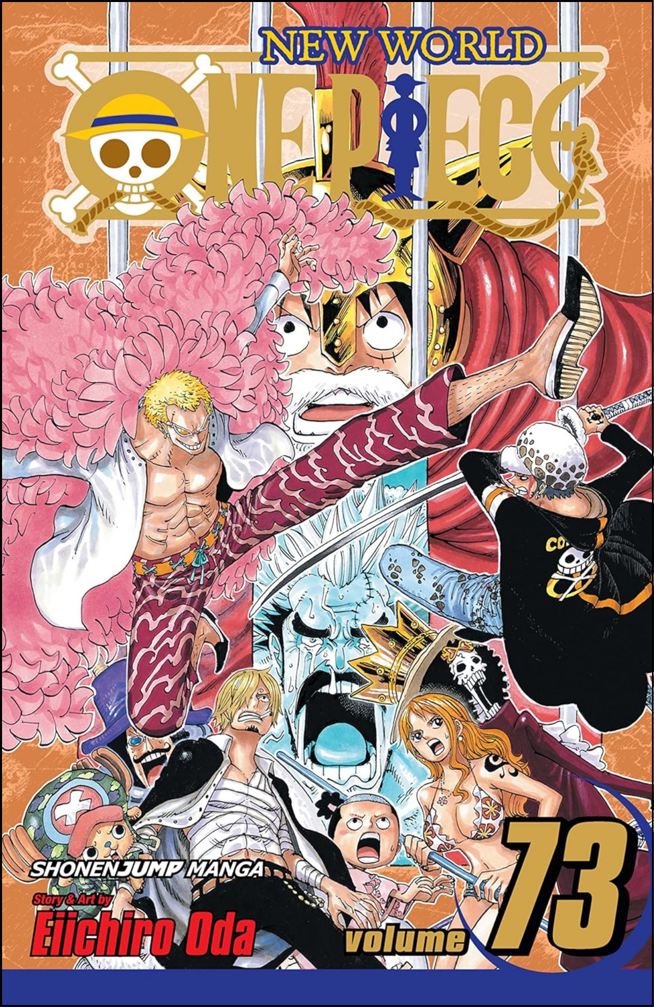 One Piece, Vol. 73 by Eiichiro Oda (Author, Illustrator) | Full Page Print Editon