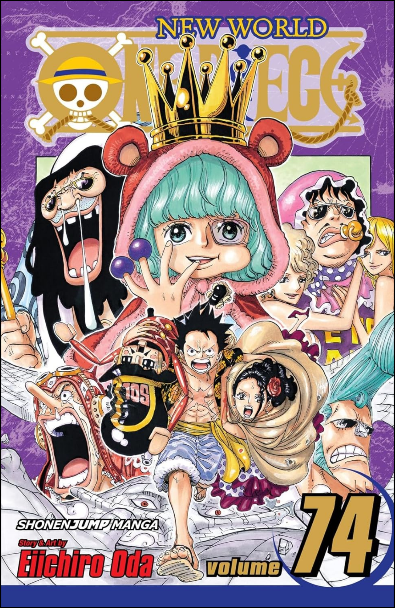One Piece, Vol. 74 by Eiichiro Oda (Author, Illustrator) | Full Page Print Editon