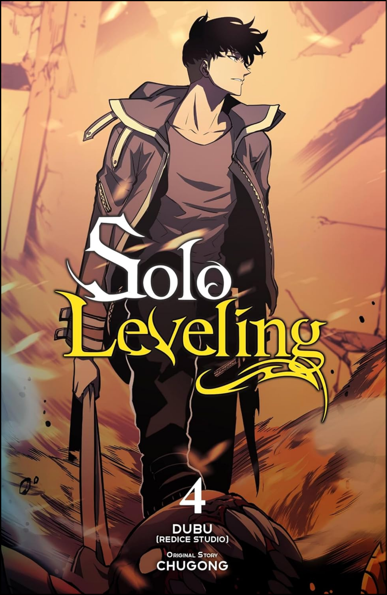 Solo Leveling, Vol. 4 by Chugong (Author, Other Contributor)| Full Page Print Editon | Coloured Book
