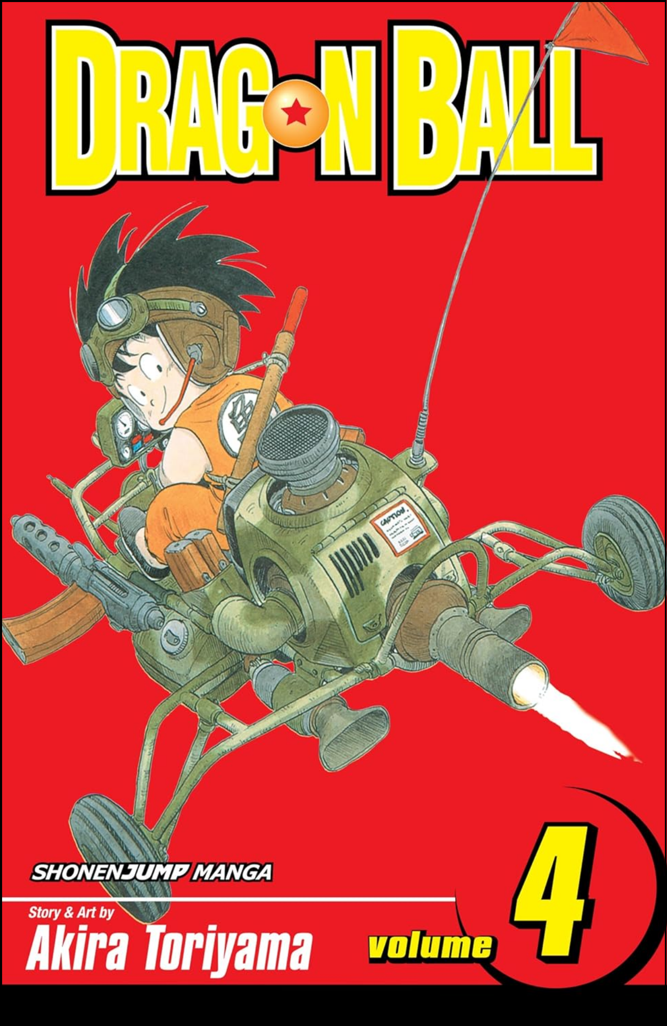 Dragon Ball, Vol. 4 by Akira Toriyama (Author, Illustrator) | Full Page Print Editon