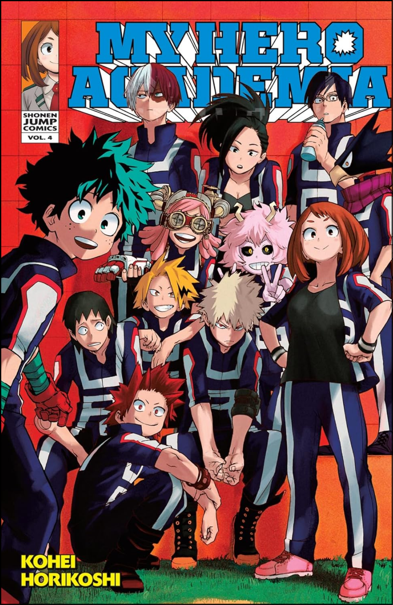 My Hero Academia, Vol. 4 by Kohei Horikoshi (Author) | Full Page Print Editon