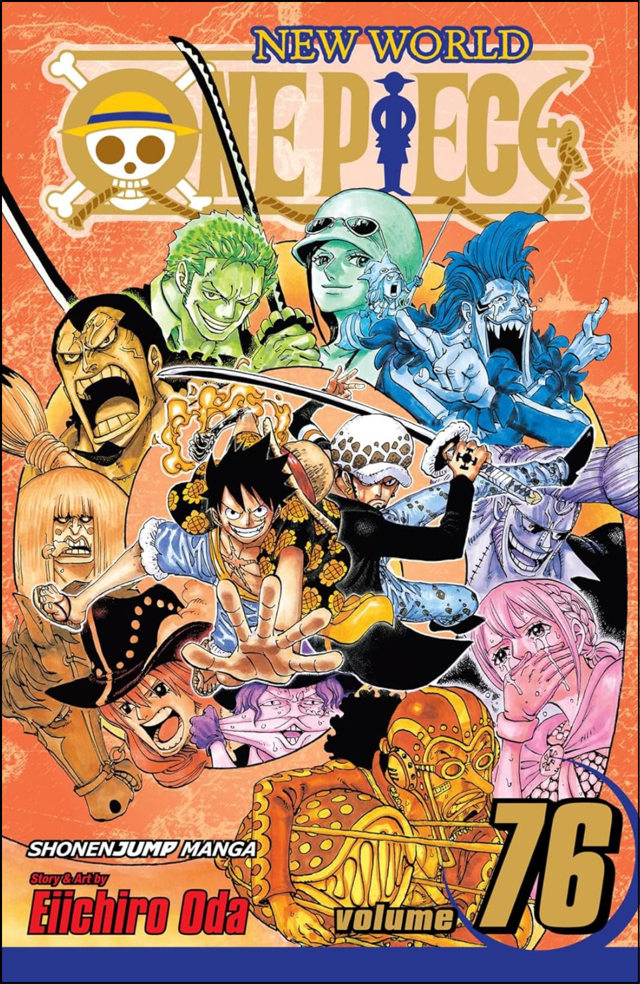 One Piece, Vol. 76 by Eiichiro Oda (Author, Illustrator) | Full Page Print Editon