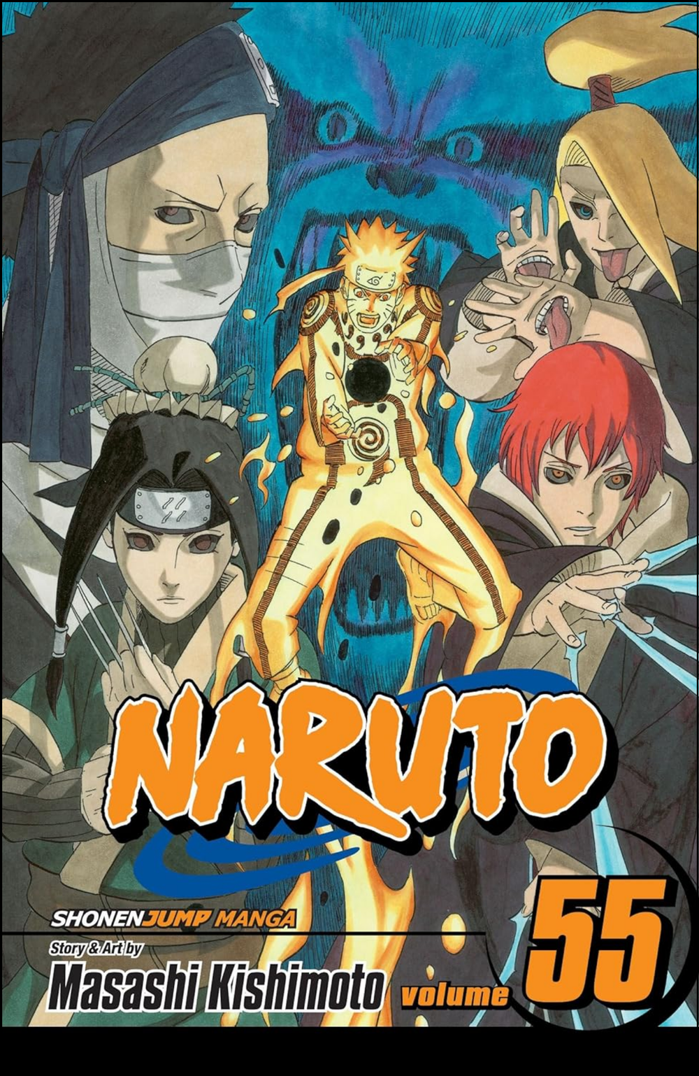 Naruto, Vol. 55 by Masashi Kishimoto (Author, Illustrator) | Full Page Print Editon