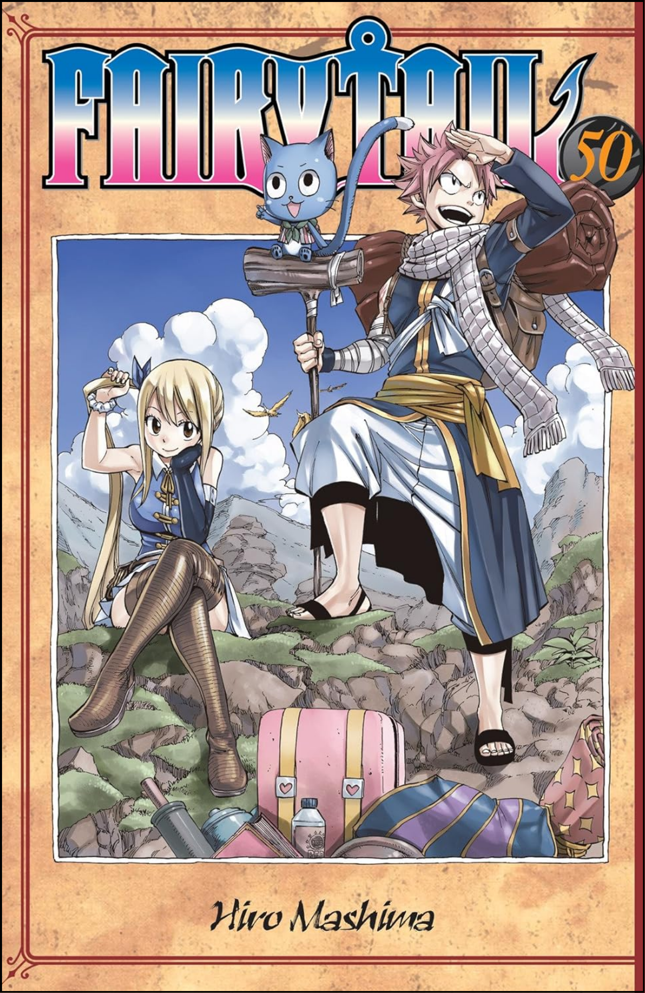 Fairy Tail Vol. 50 by Hiro Mashima (Author, Artist) | Full Page Print Editon