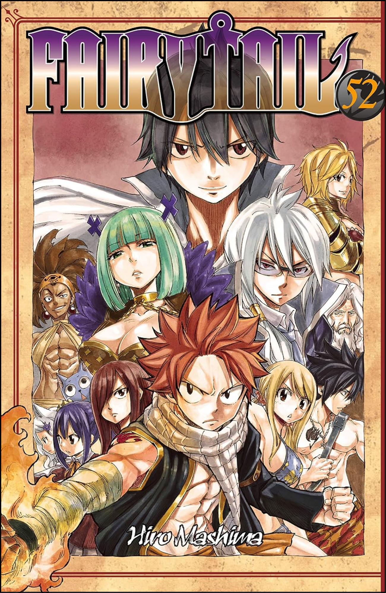 Fairy Tail Vol. 52 by Hiro Mashima (Author, Artist) | Full Page Print Editon