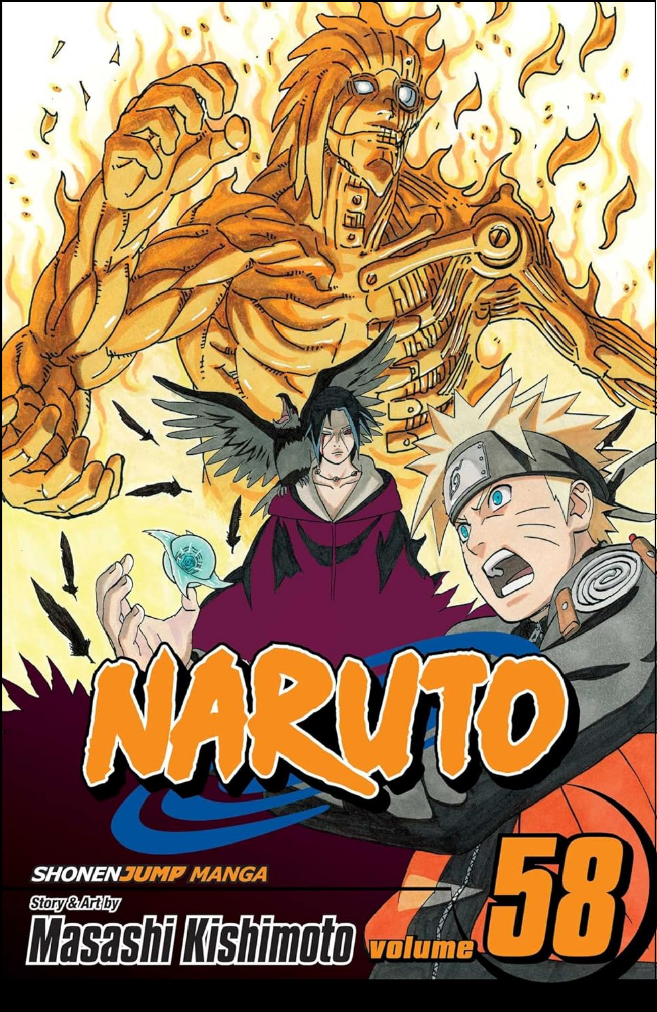 Naruto, Vol. 58 by Masashi Kishimoto (Author, Illustrator) | Full Page Print Editon