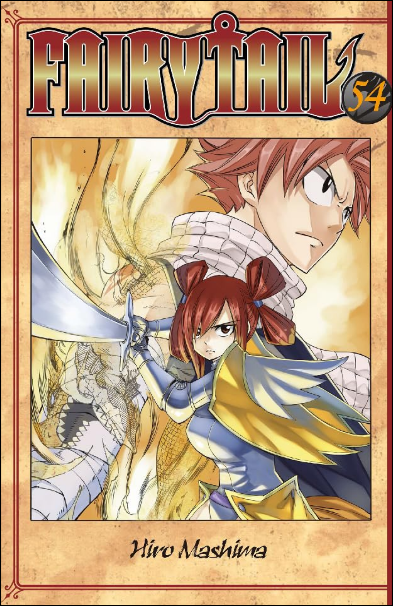 Fairy Tail Vol. 54 by Hiro Mashima (Author, Artist) | Full Page Print Editon