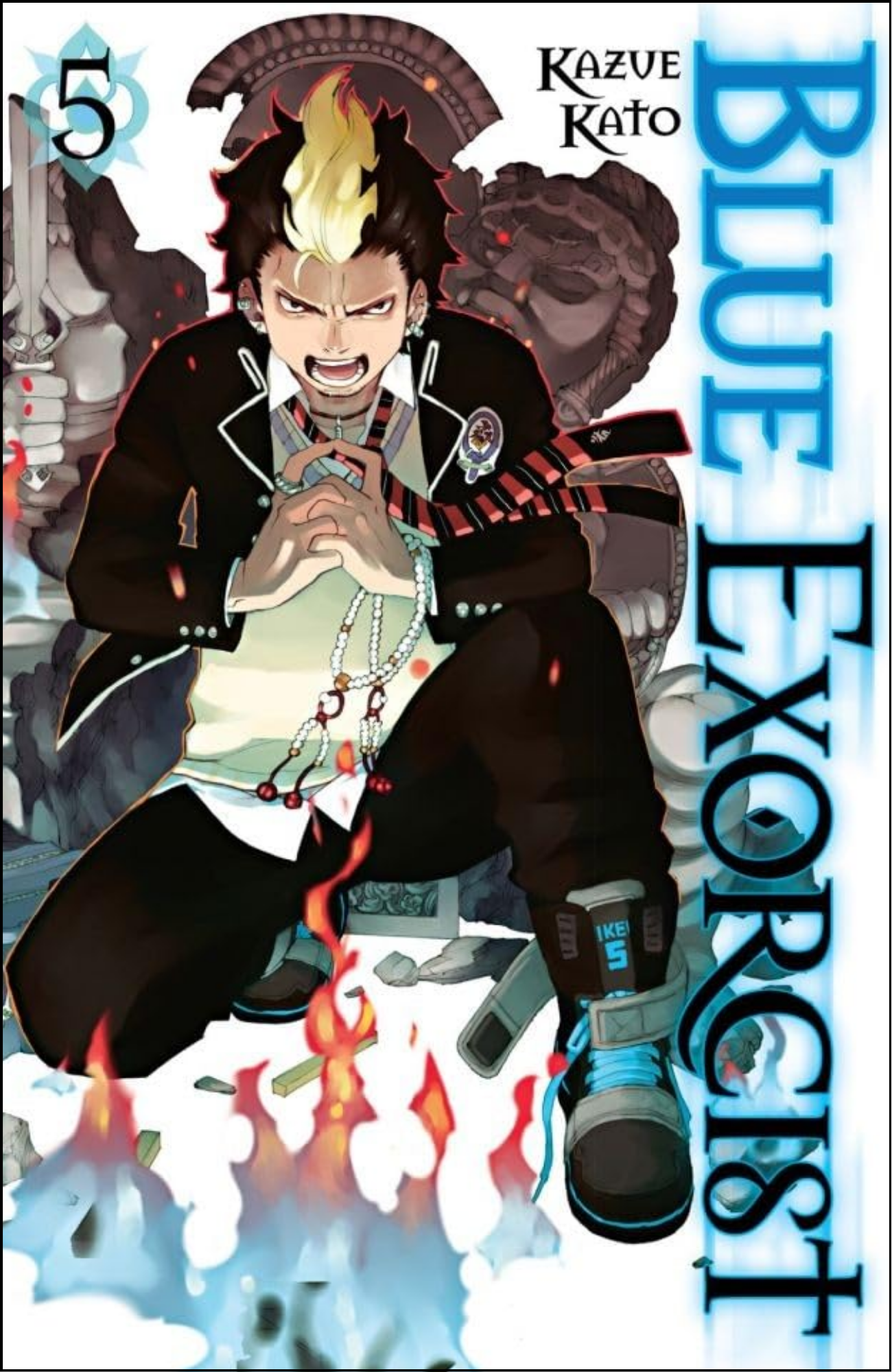 Blue Exorcist, Vol. 5 by Kazue Kato (Author, Illustrator) | Full Page Print Editon
