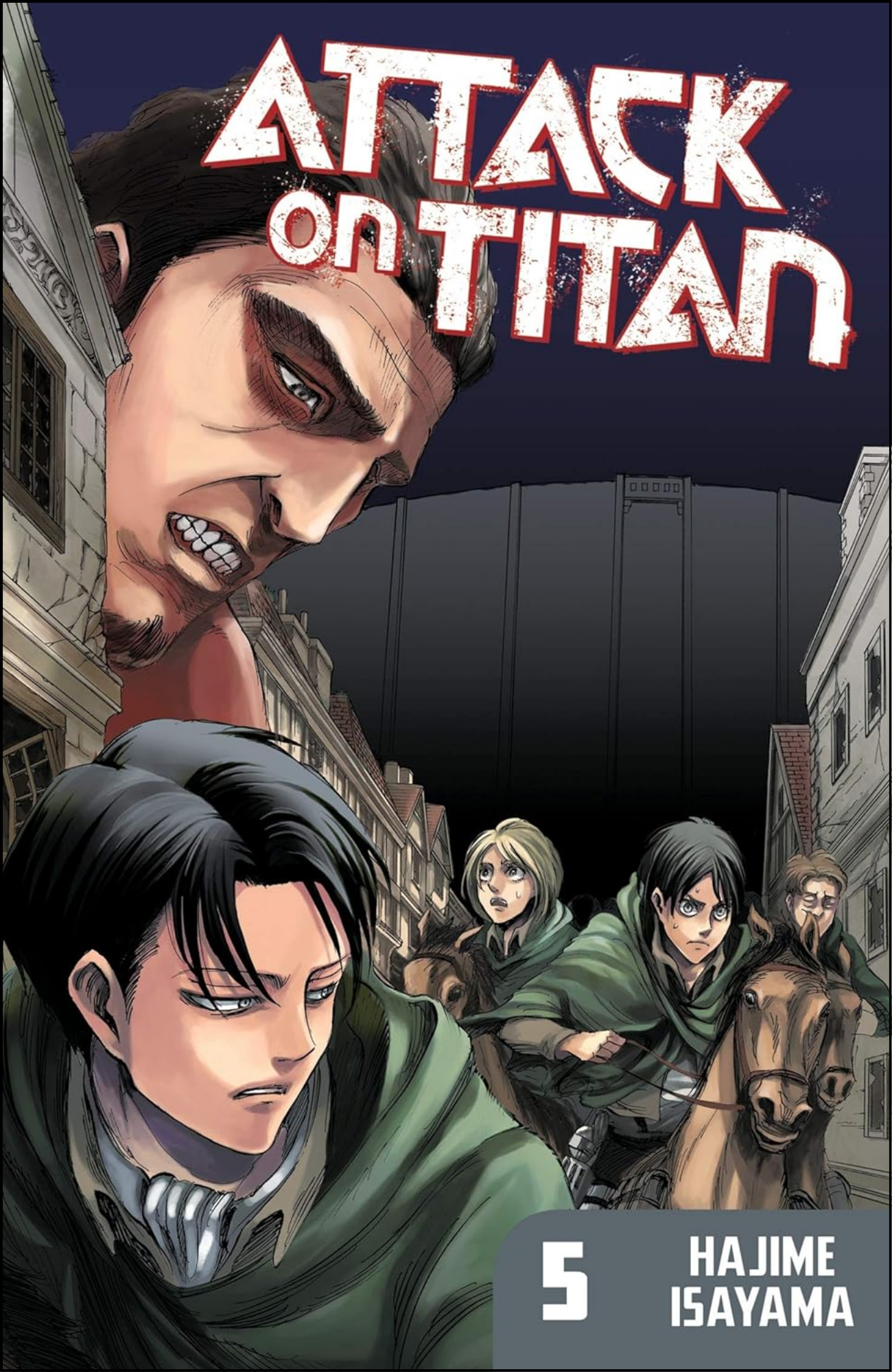Attack on Titan Vol. 5 by Hajime Isayama (Author, Artist)| Full Page Print Editon