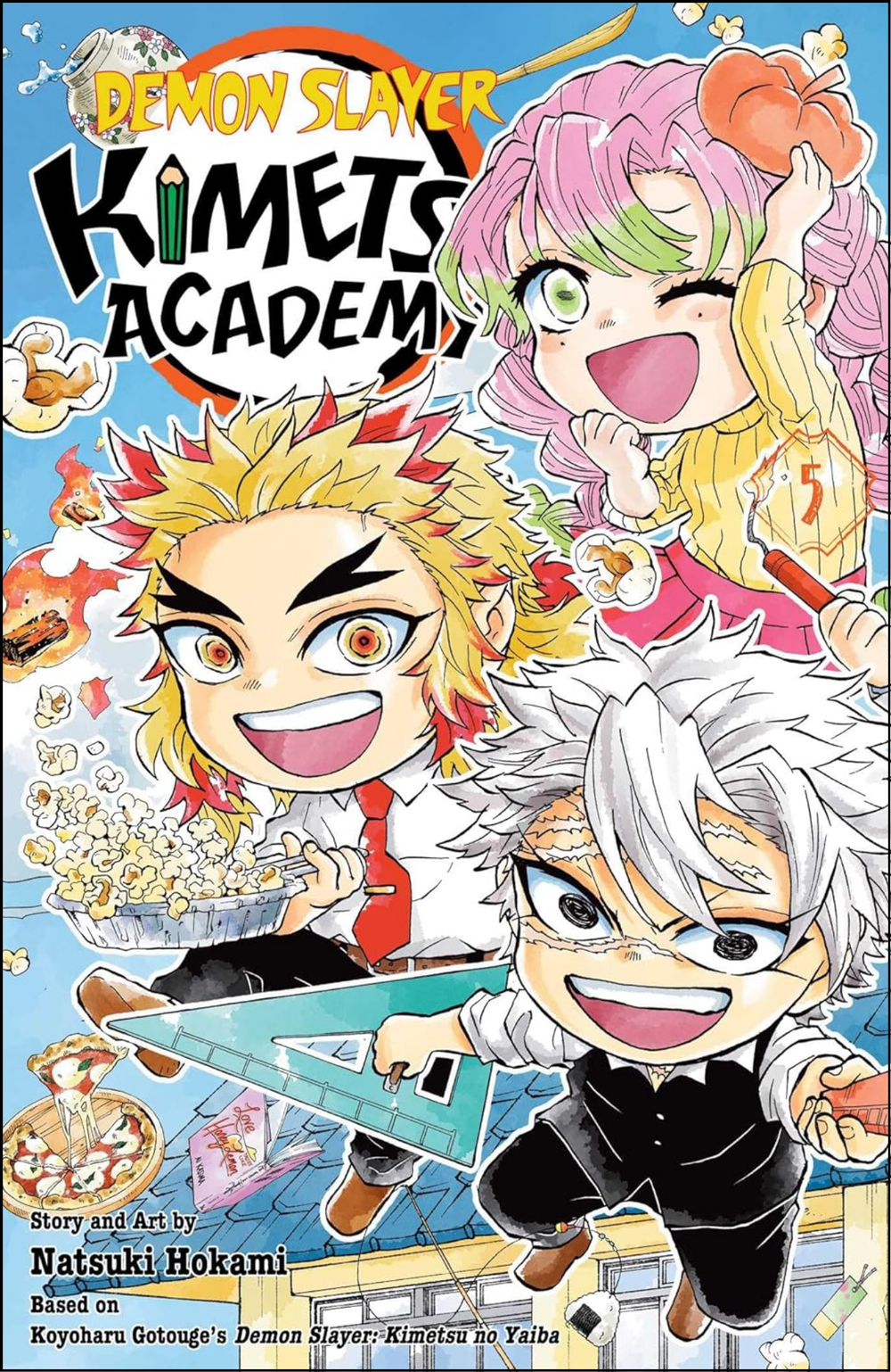 Demon Slayer Kimetsu Academy, Vol. 5 by Koyoharu Gotouge (Author) | Full Page Print Editon