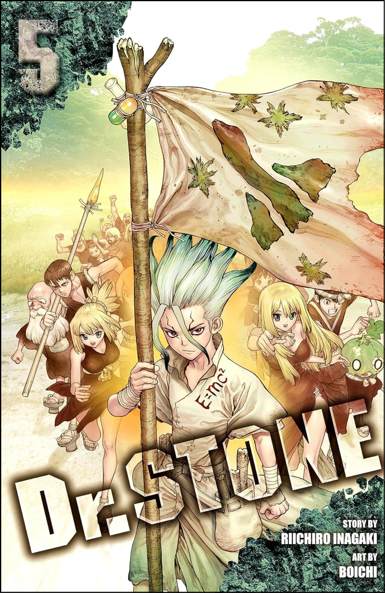 Dr. STONE, Vol. 5 by Riichiro Inagaki (Author) | Full Page Print Editon