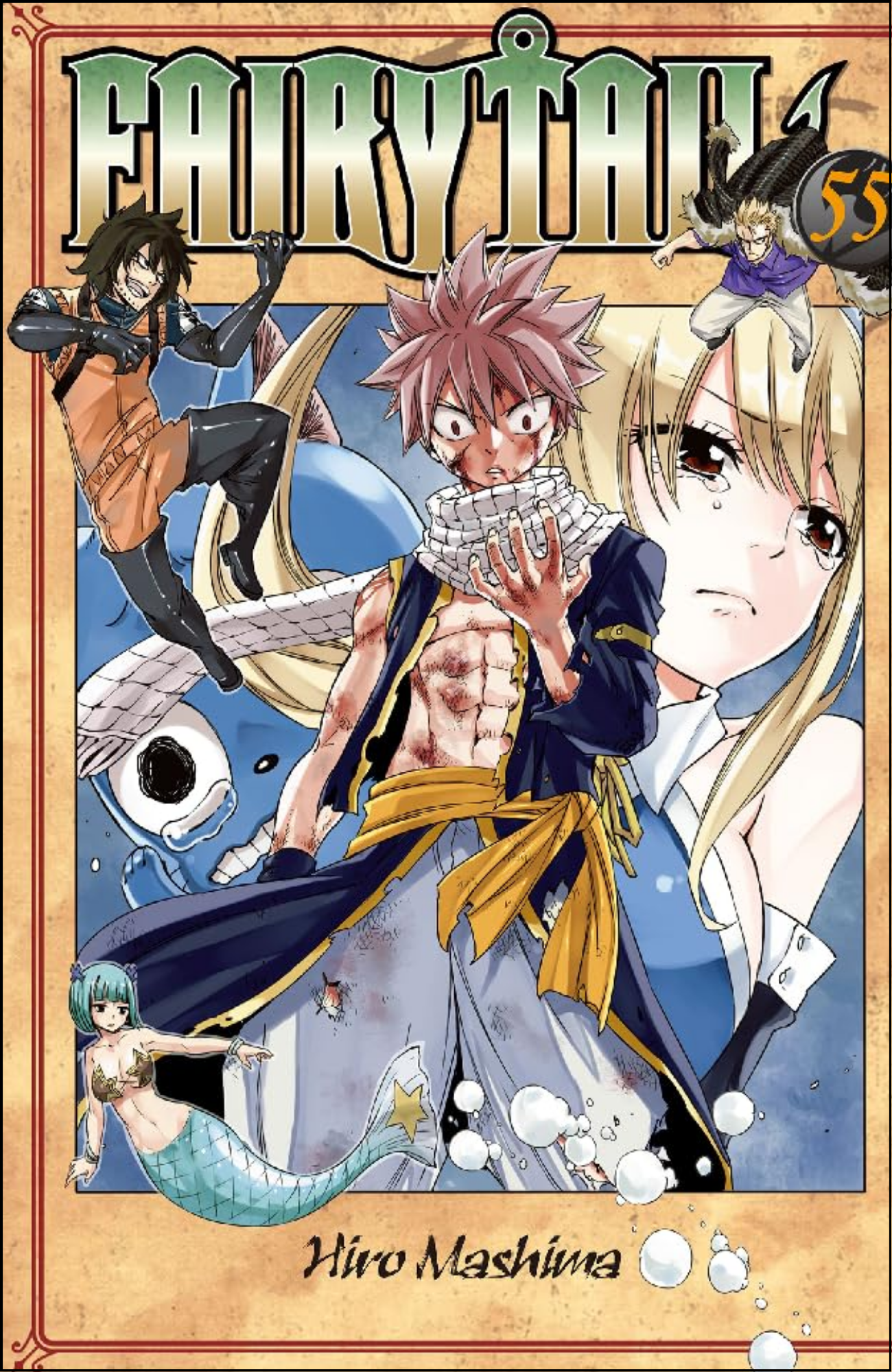 Fairy Tail Vol. 55 by Hiro Mashima (Author, Artist) | Full Page Print Editon