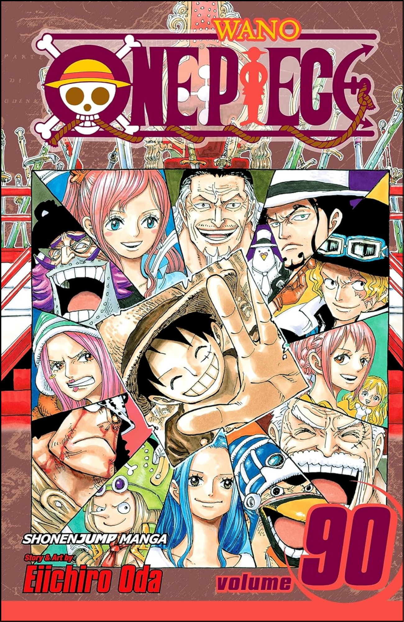 One Piece, Vol. 90 by Eiichiro Oda (Author, Illustrator) | Full Page Print Editon