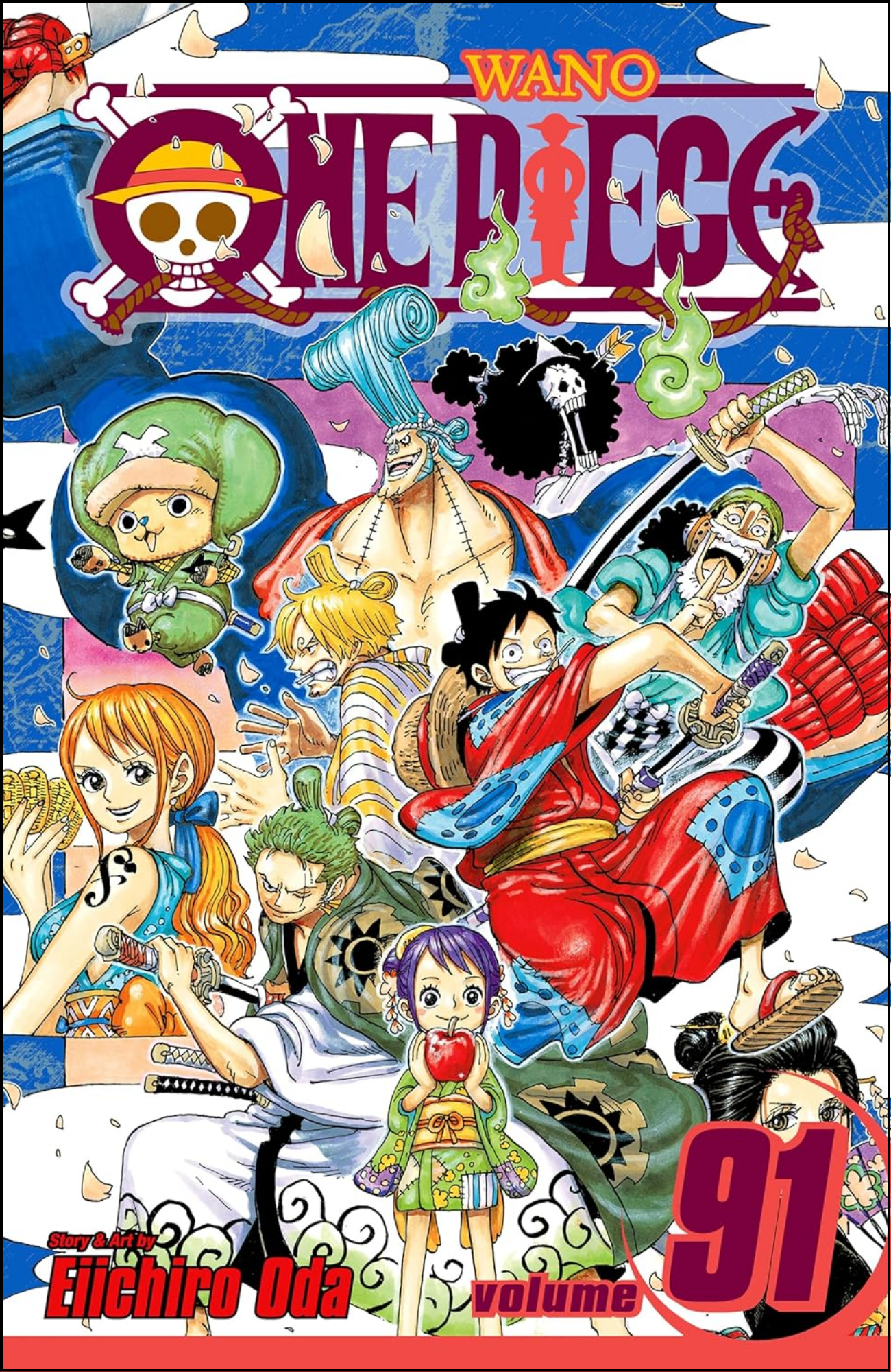 One Piece, Vol. 91 by Eiichiro Oda (Author, Illustrator) | Full Page Print Editon