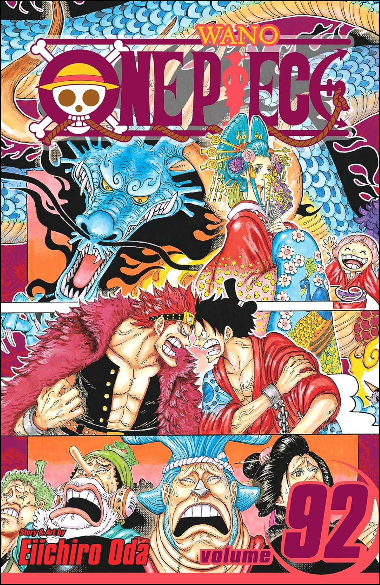 One Piece, Vol. 92 by Eiichiro Oda (Author, Illustrator) | Full Page Print Editon