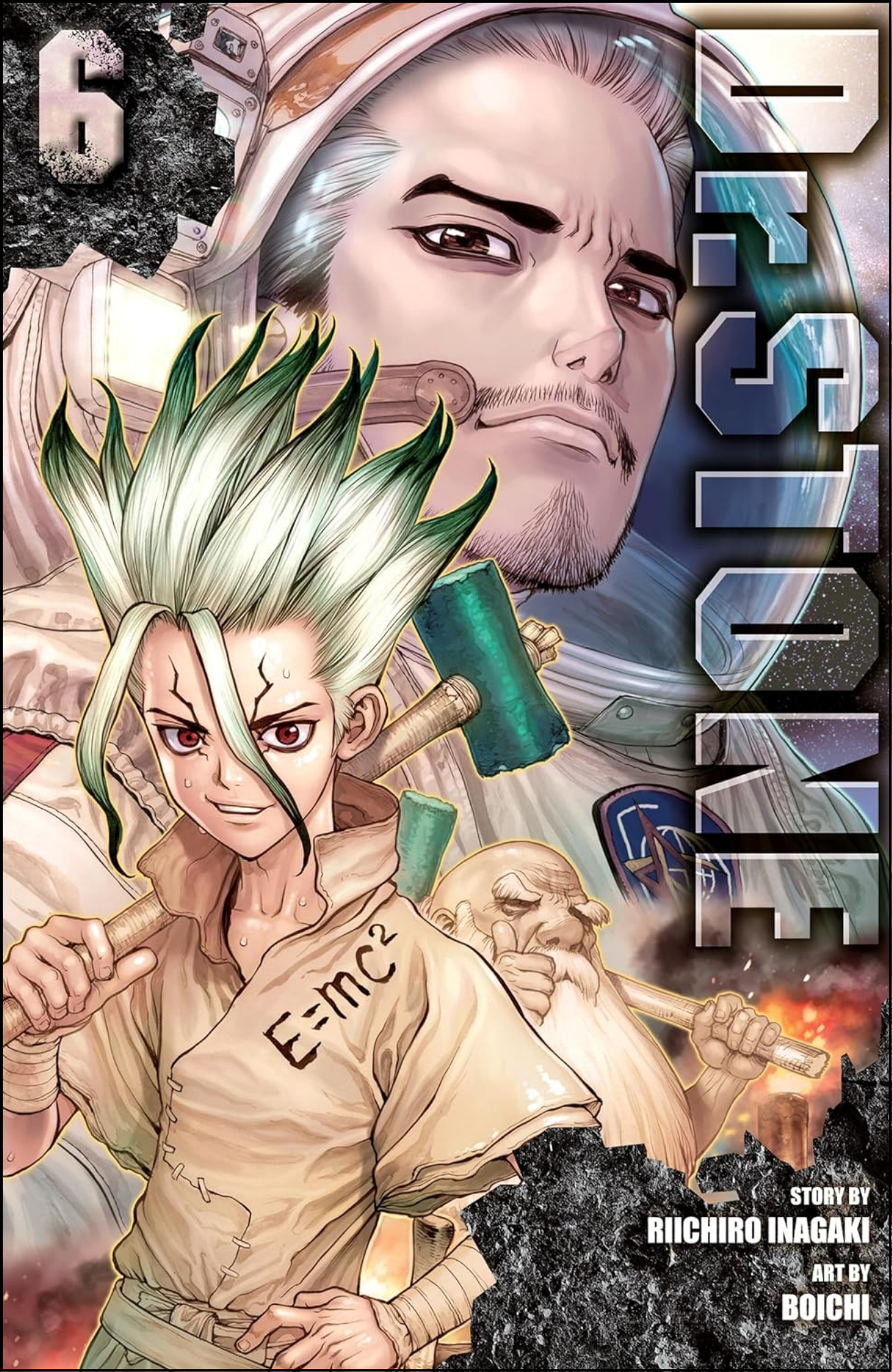 Dr. STONE, Vol. 6 by Riichiro Inagaki (Author) | Full Page Print Editon