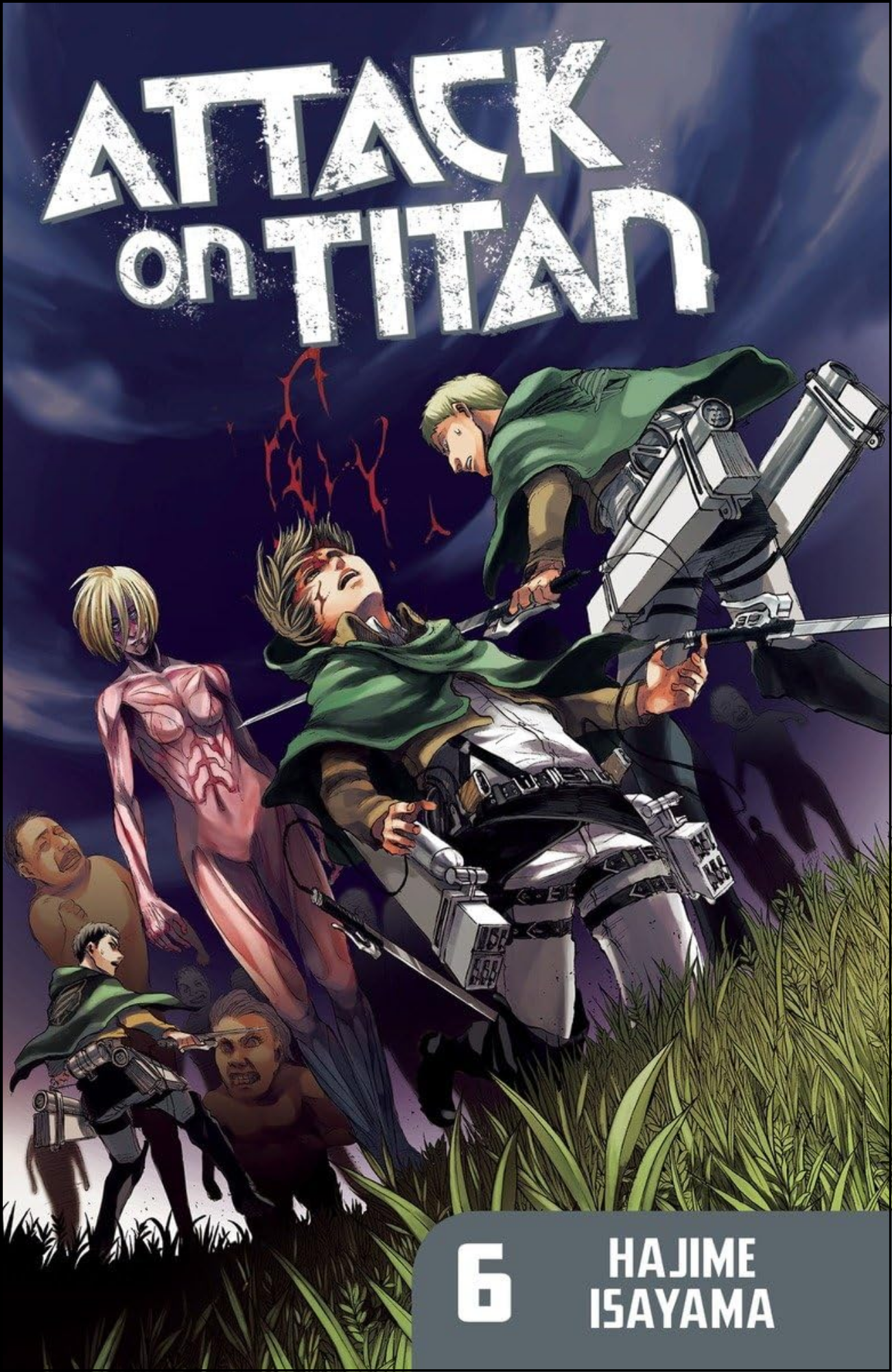 Attack on Titan Vol. 6 by Hajime Isayama (Author, Artist)| Full Page Print Editon