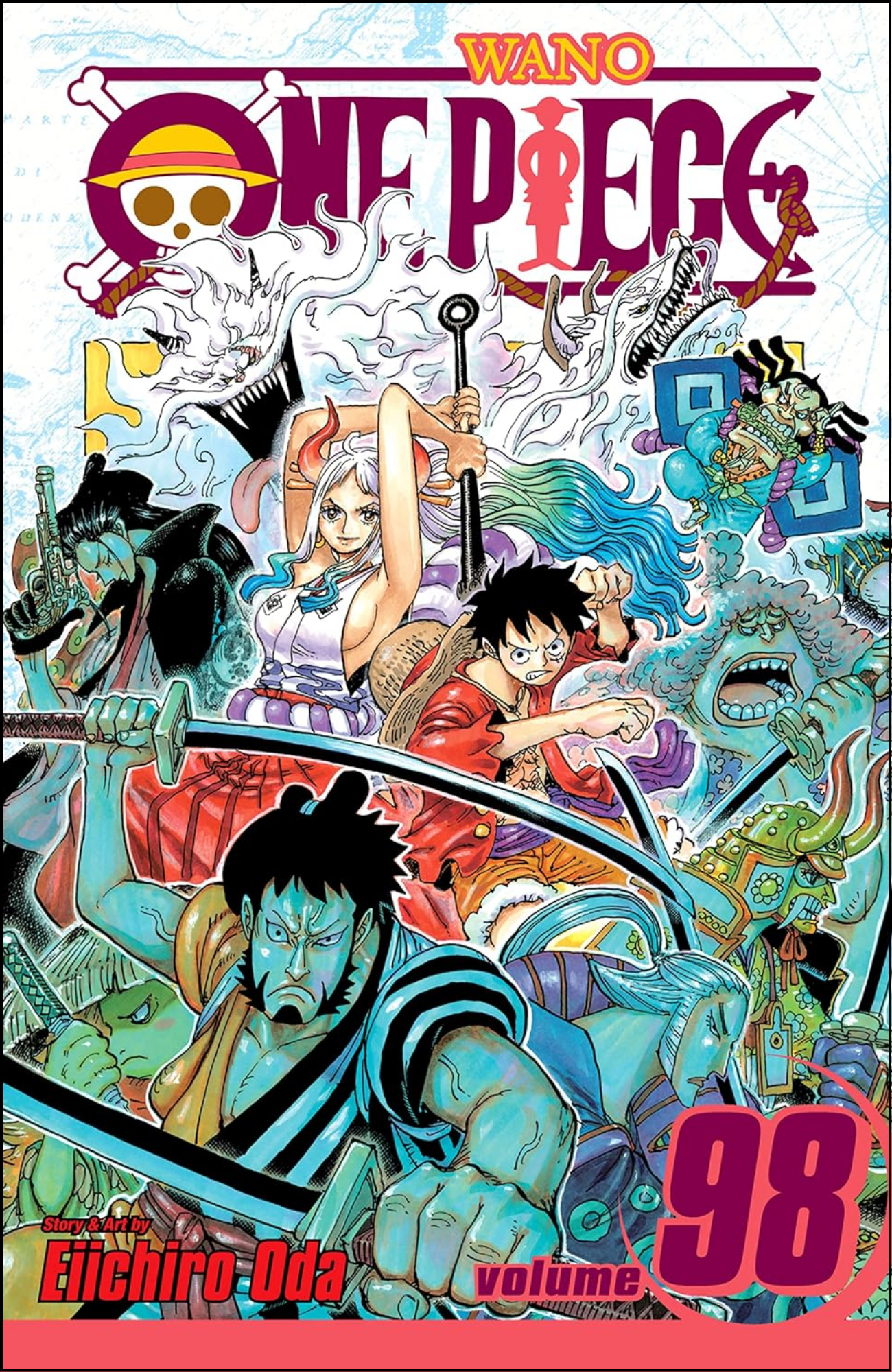 One Piece, Vol. 98 by Eiichiro Oda (Author, Illustrator) | Full Page Print Editon