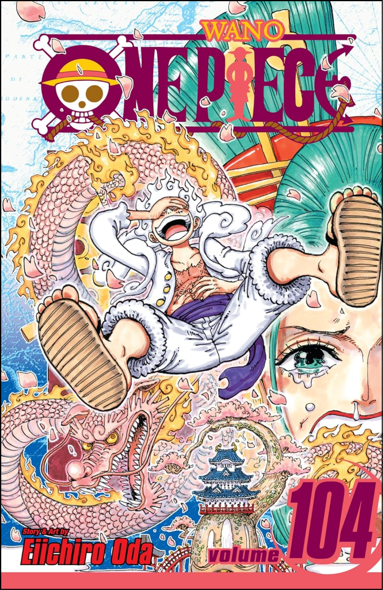 One Piece, Vol. 104 by Eiichiro Oda (Author, Illustrator) | Full Page Print Editon