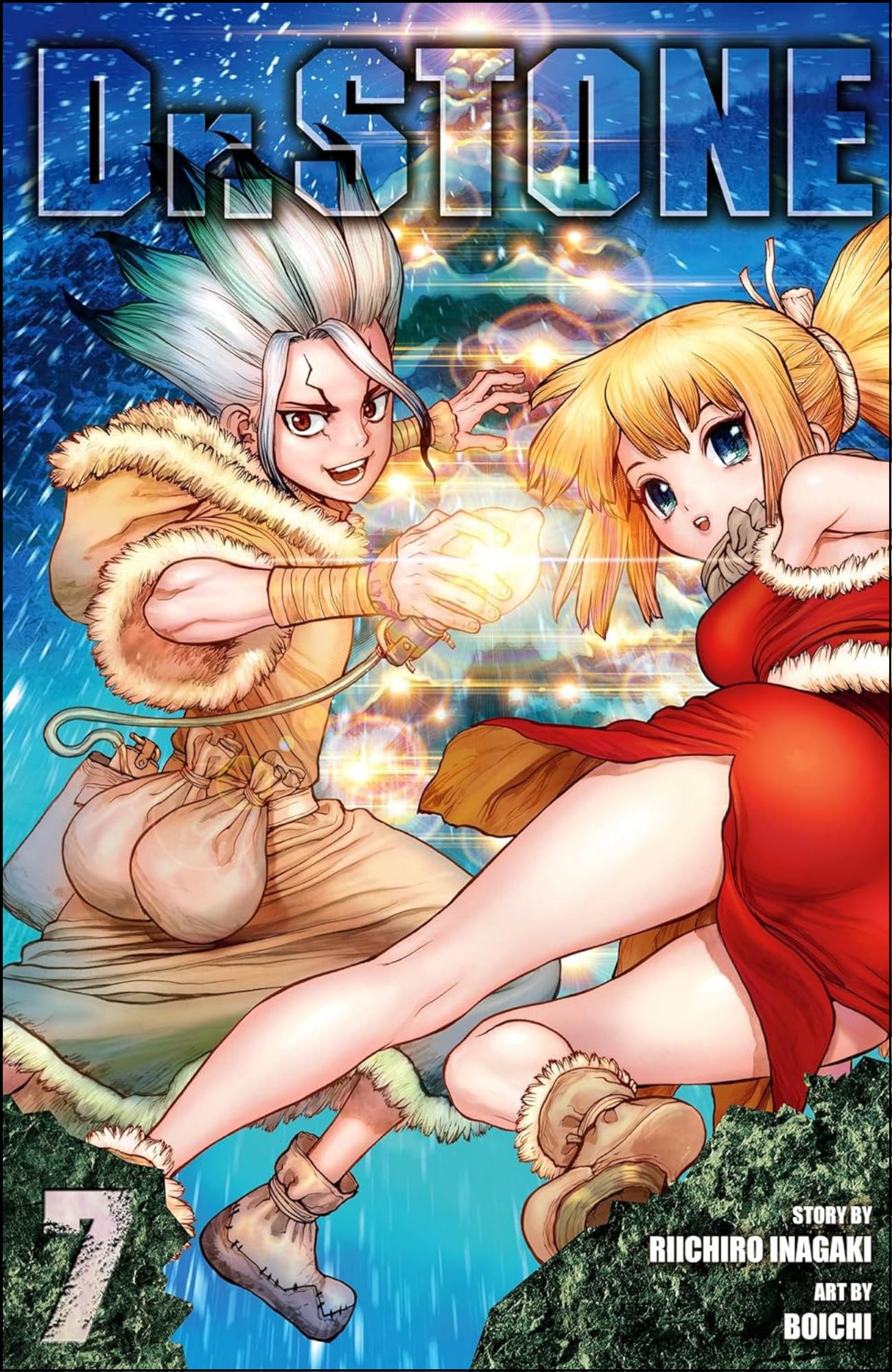 Dr. STONE, Vol. 7 by Riichiro Inagaki (Author) | Full Page Print Editon