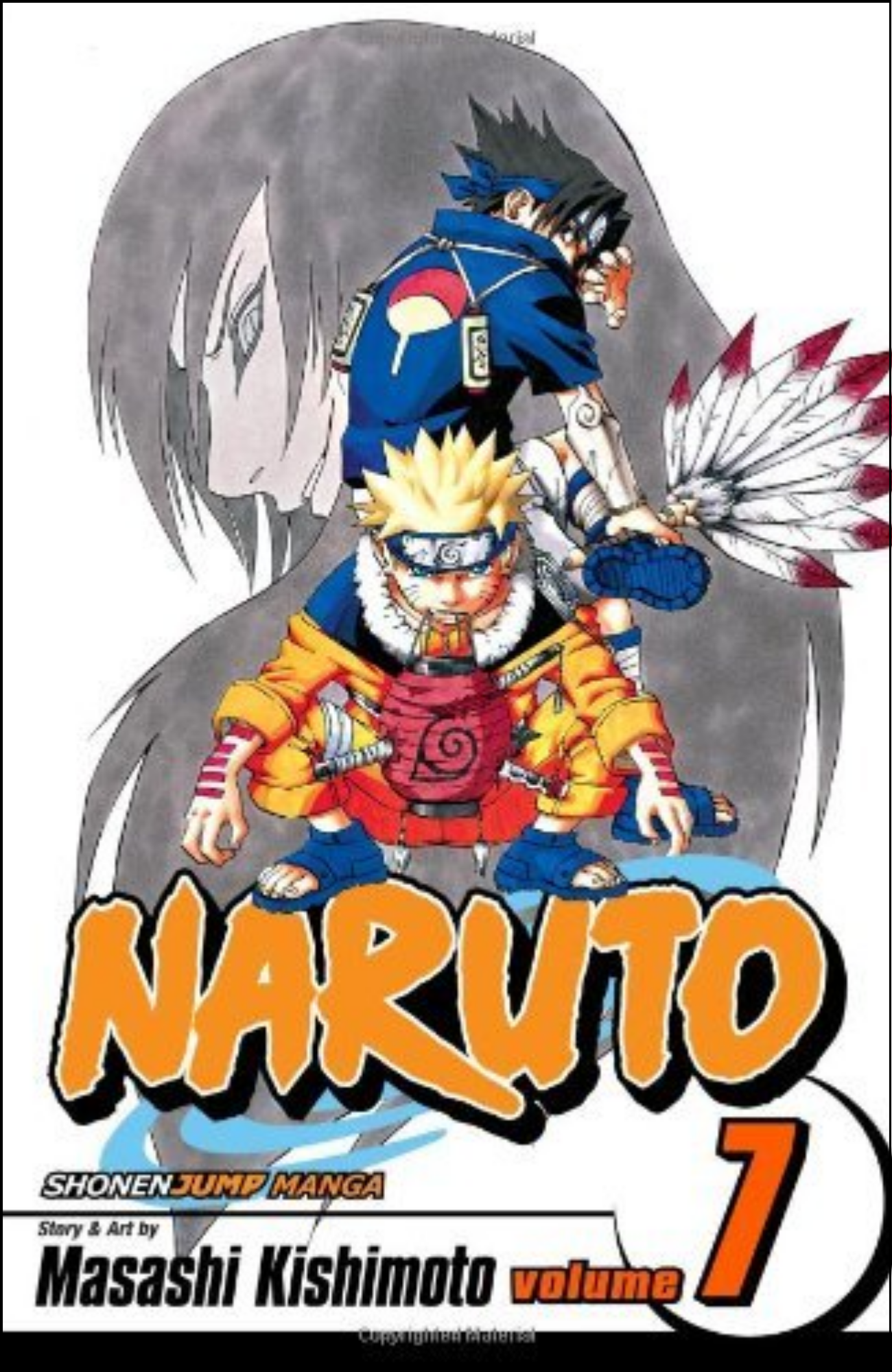 Naruto, Vol. 7 by Masashi Kishimoto (Author, Illustrator) | Full Page Print Editon