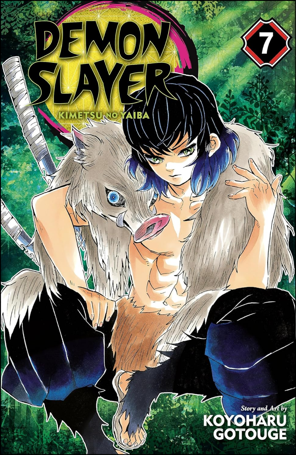 Demon Slayer Vol. 7 by Koyoharu Gotouge (Author) | Full Page Print Editon