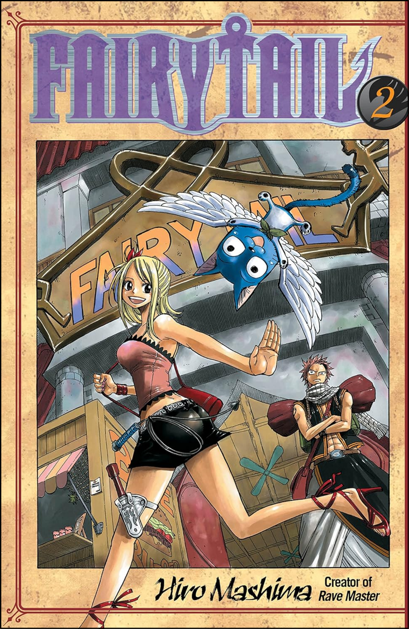 Fairy Tail Vol. 2 by Hiro Mashima (Author, Artist) | Full Page Print Editon