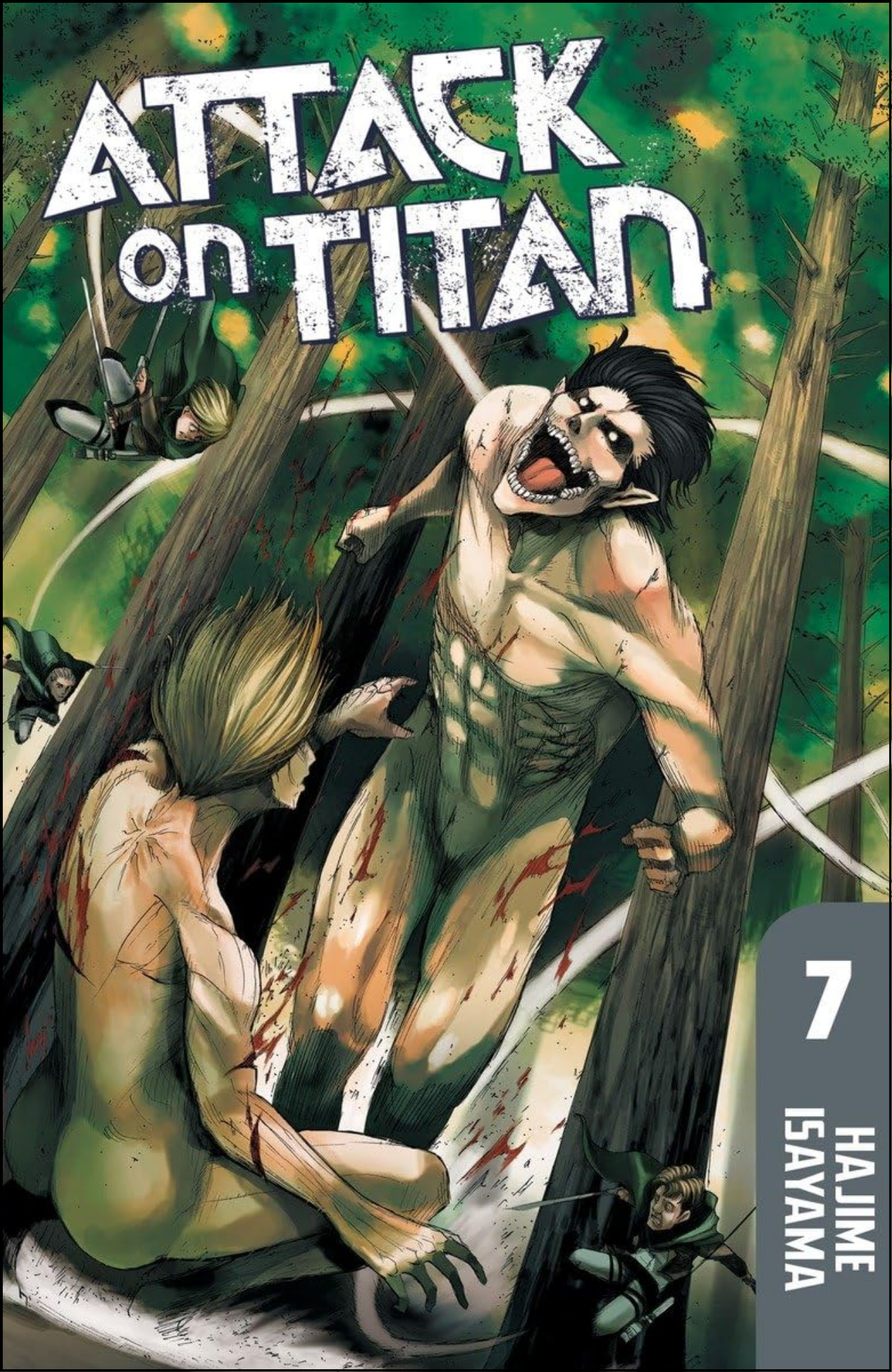 Attack on Titan Vol. 7 by Hajime Isayama (Author, Artist)| Full Page Print Editon