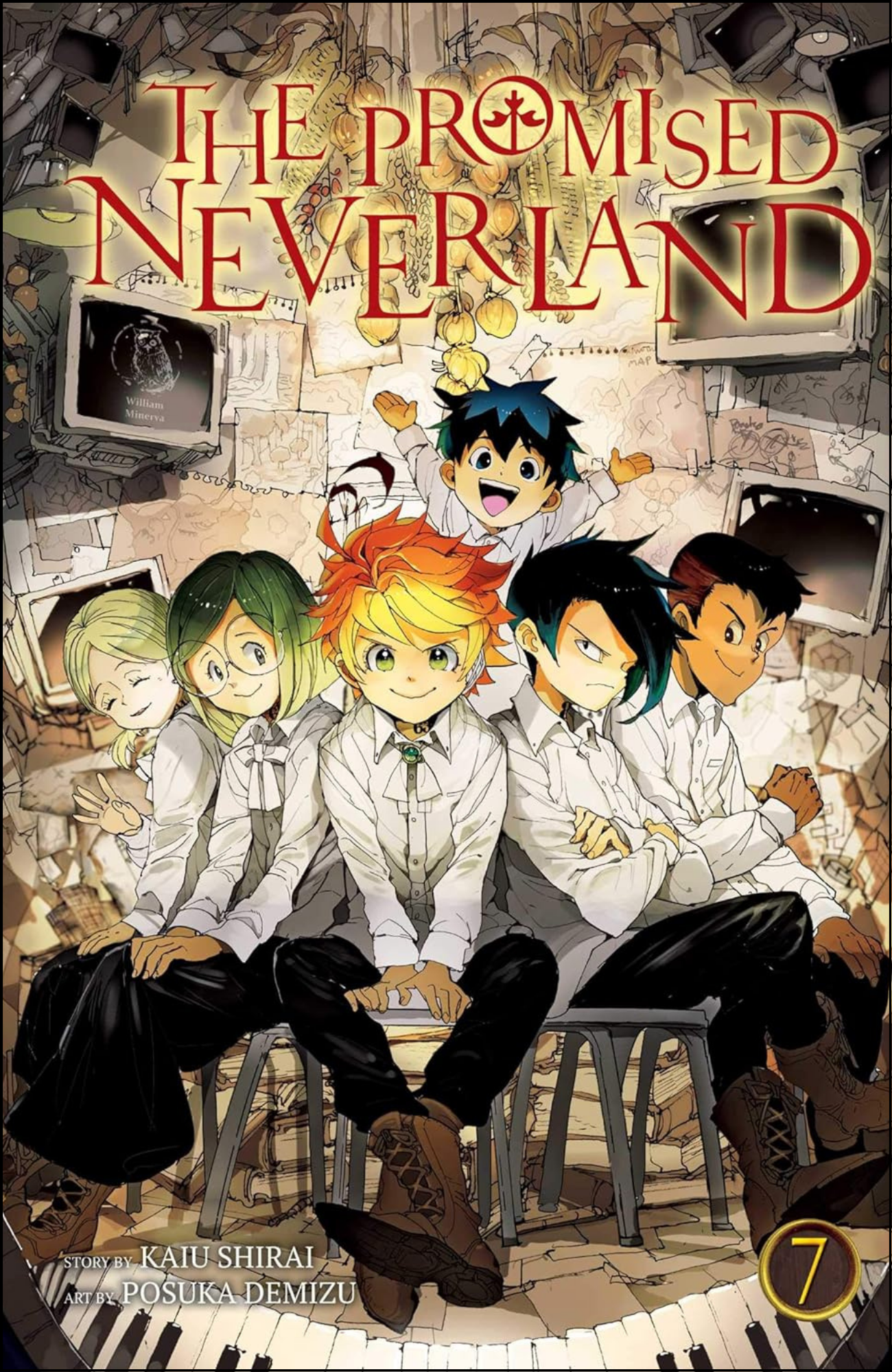 The Promised Neverland, Vol. 7 by Kaiu Shirai (Author)  | Full Page Print Editon