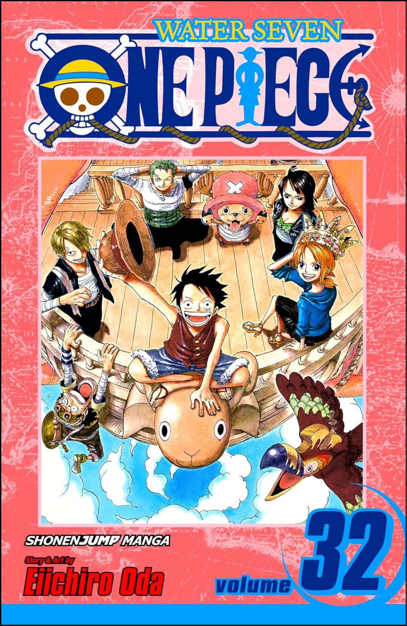One Piece, Vol. 32 by Eiichiro Oda (Author, Illustrator) | Full Page Print Editon
