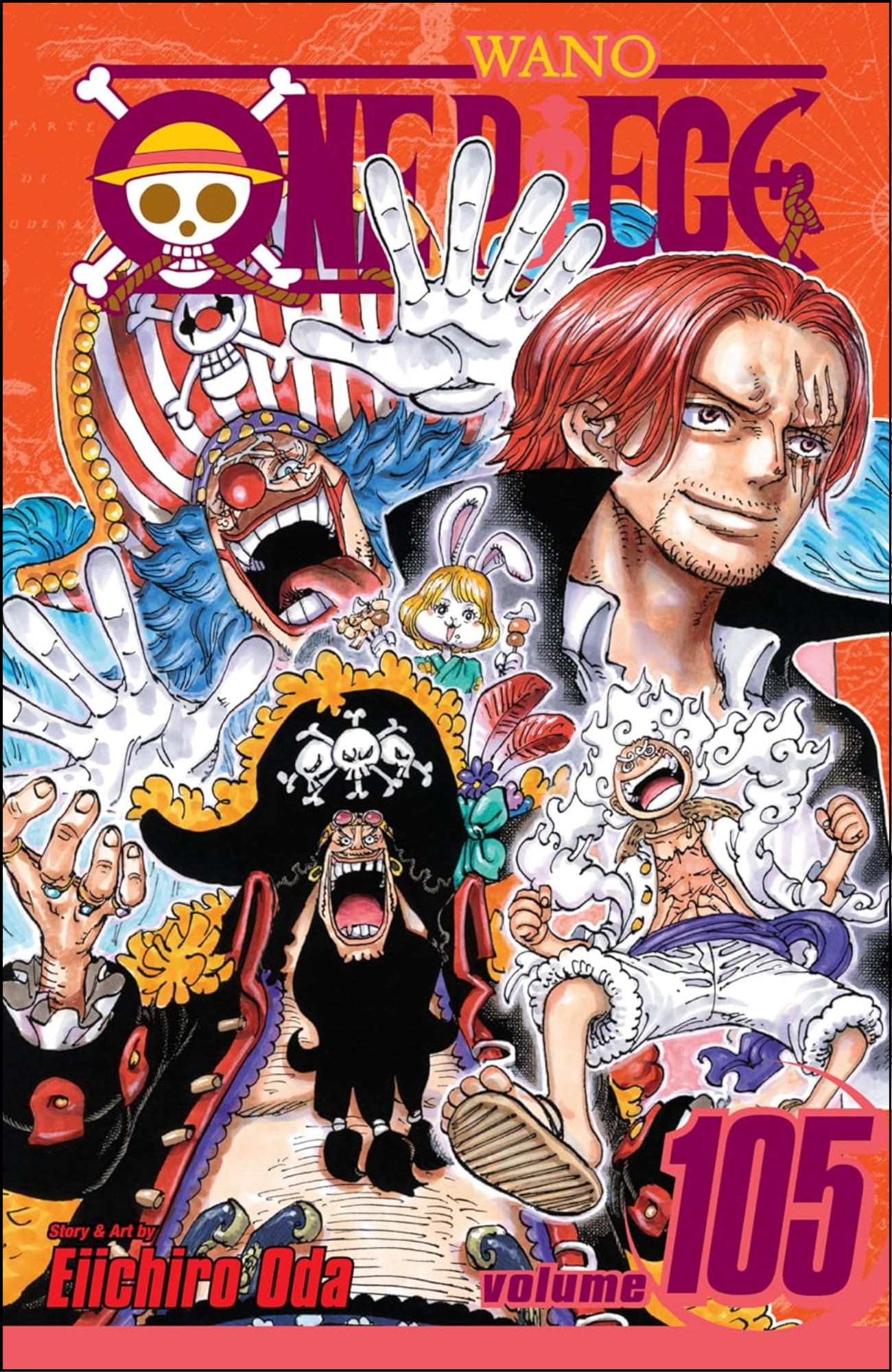 One Piece, Vol. 105 by Eiichiro Oda (Author, Illustrator) | Full Page Print Editon