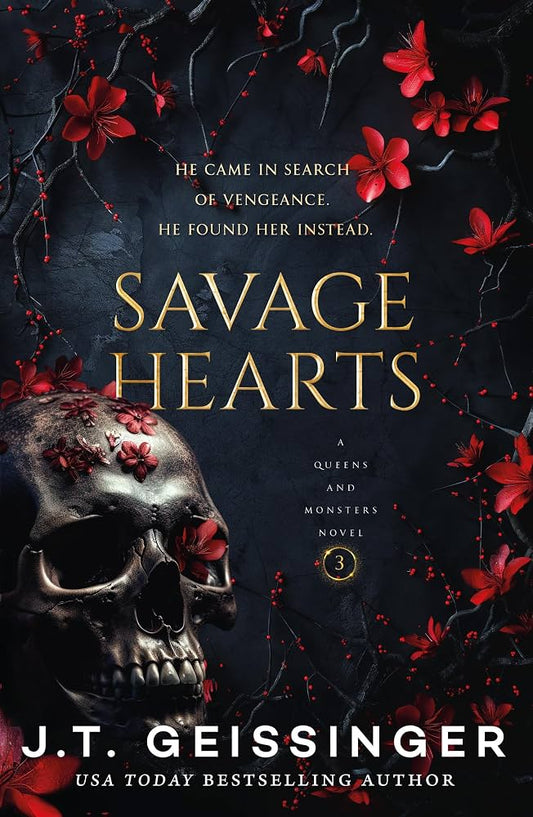 Savage Hearts Queens and Monsters Book 3 by J.T. Geissinger Paperback Dark Mafia Romance Thriller Novel English Books Pakistan