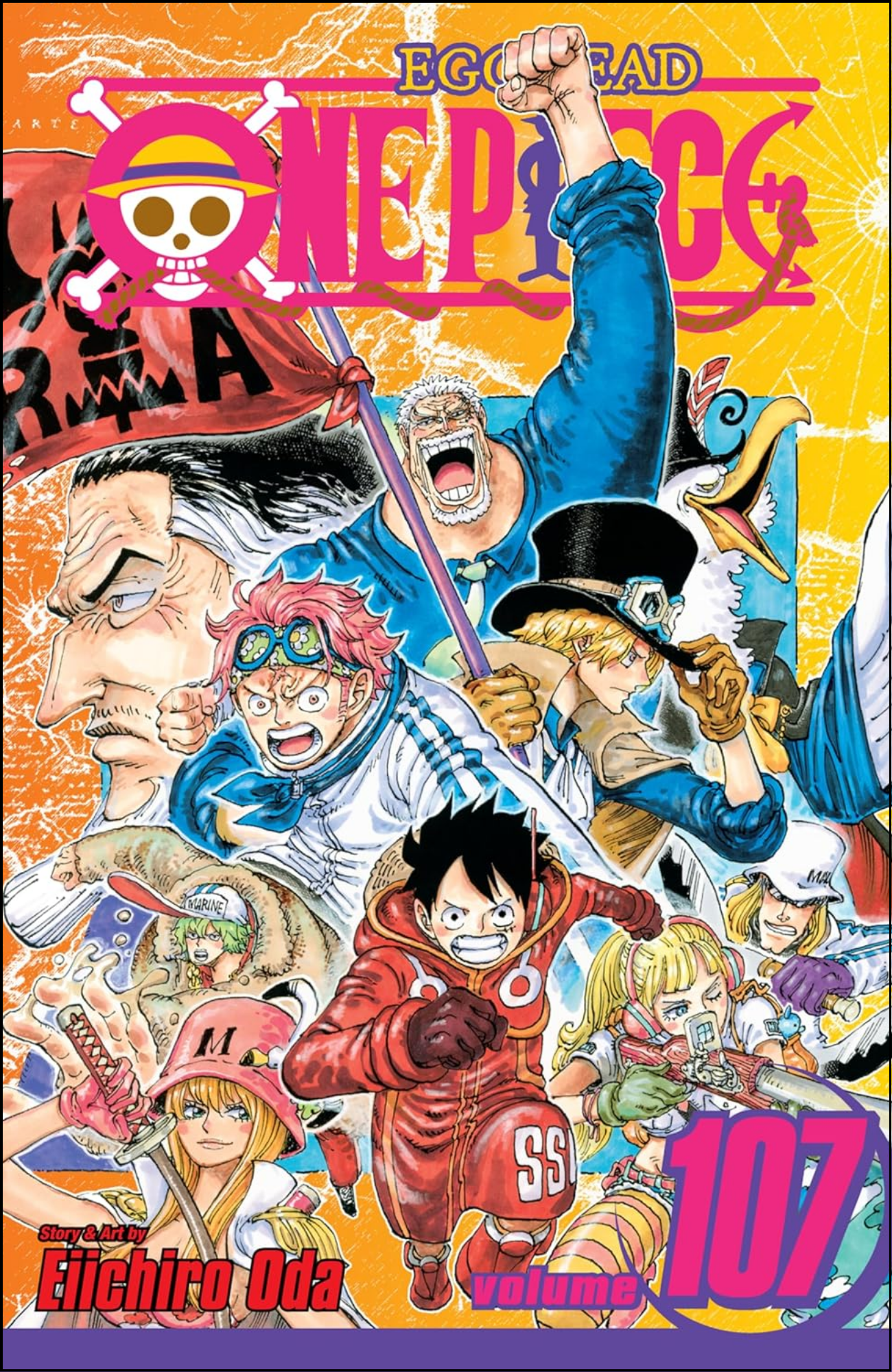 One Piece, Vol. 107 by Eiichiro Oda (Author, Illustrator) | Full Page Print Editon