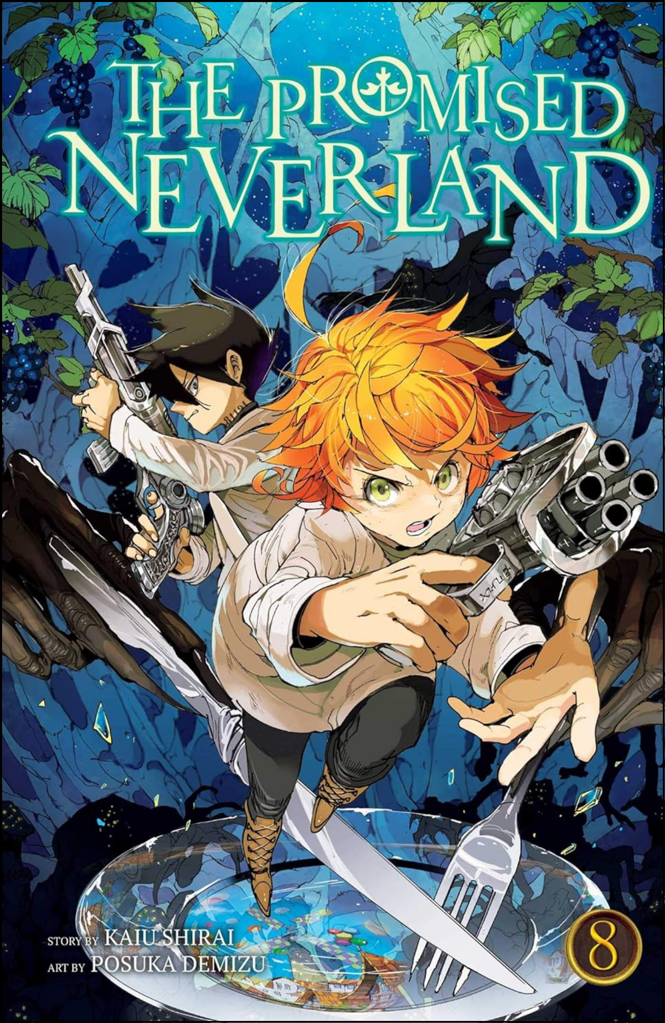 The Promised Neverland, Vol. 8 by Kaiu Shirai (Author)  | Full Page Print Editon