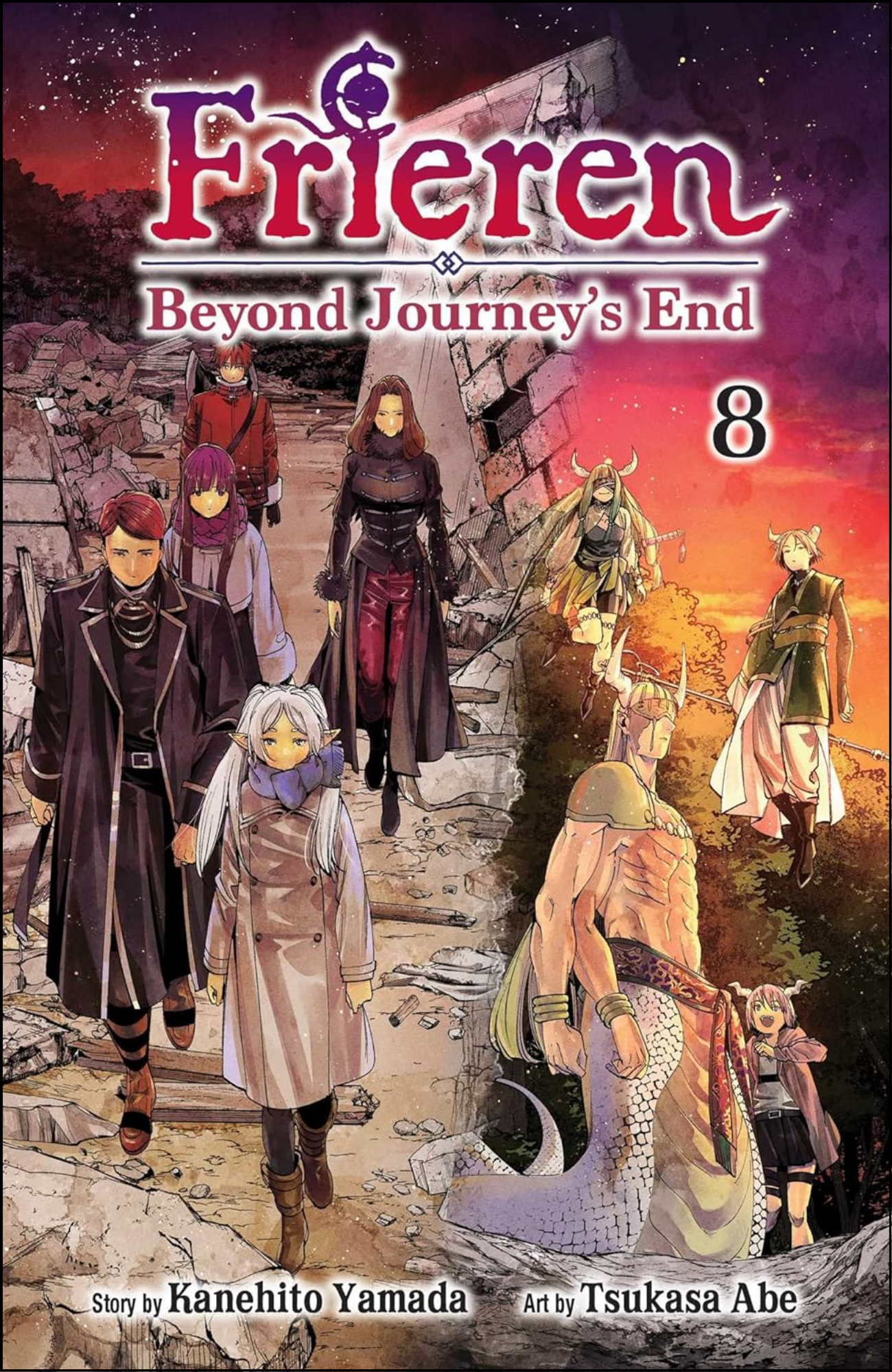 Frieren Vol. 8 by Kanehito Yamada (Author)  | Full Page Print Editon