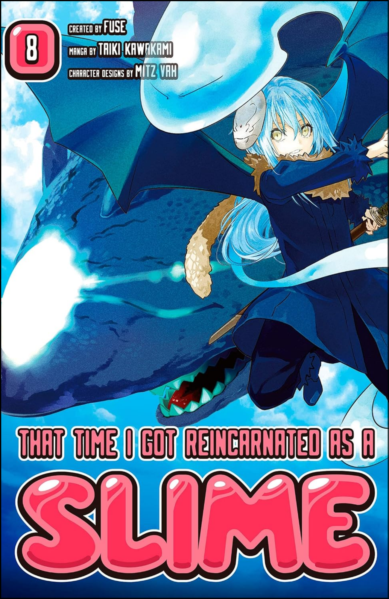 That Time I Got Reincarnated As A Slime Vol. 8 by FUSE (Author) | Full Page Print Editon