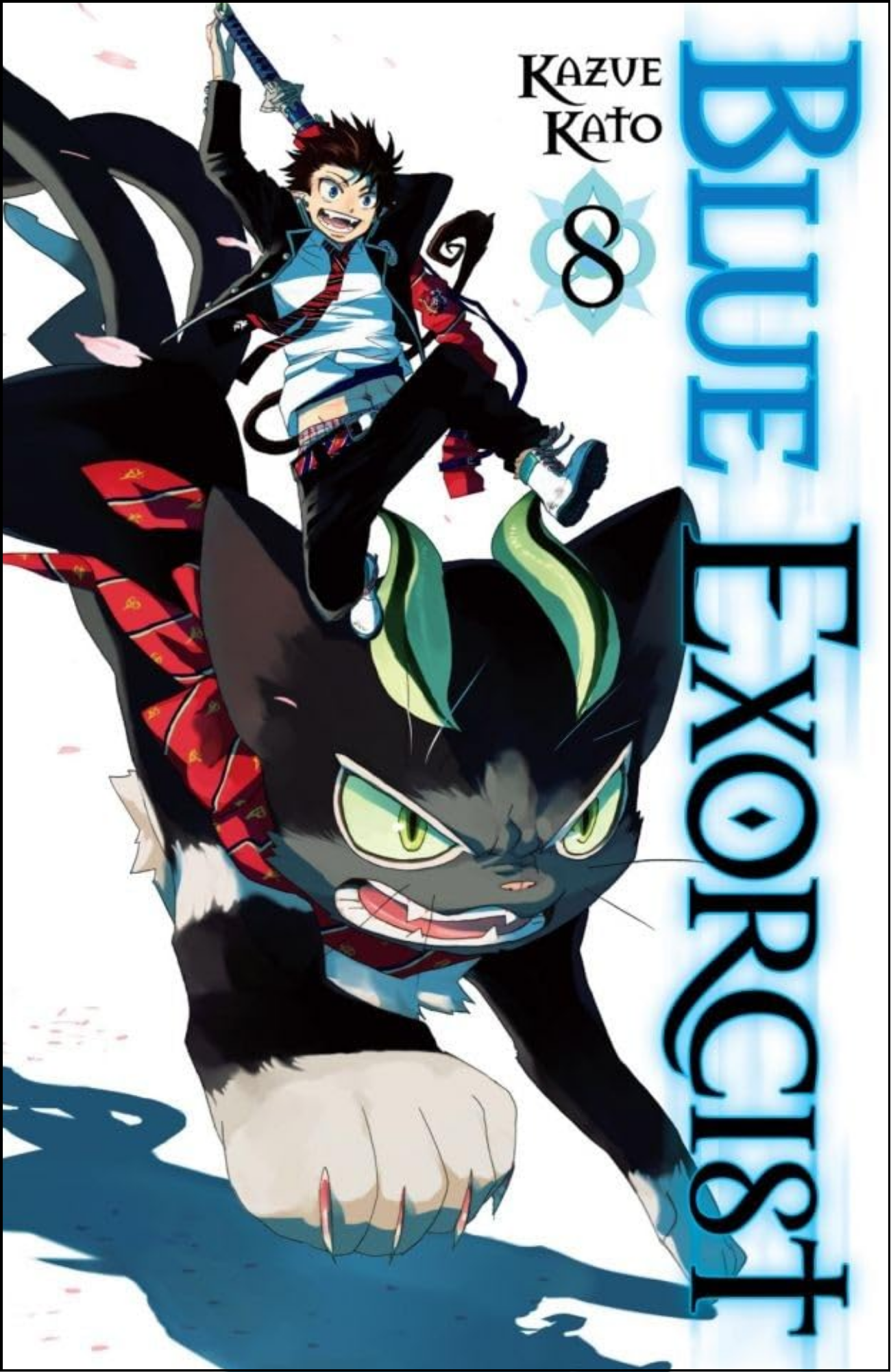 Blue Exorcist, Vol. 8 by Kazue Kato (Author, Illustrator) | Full Page Print Editon