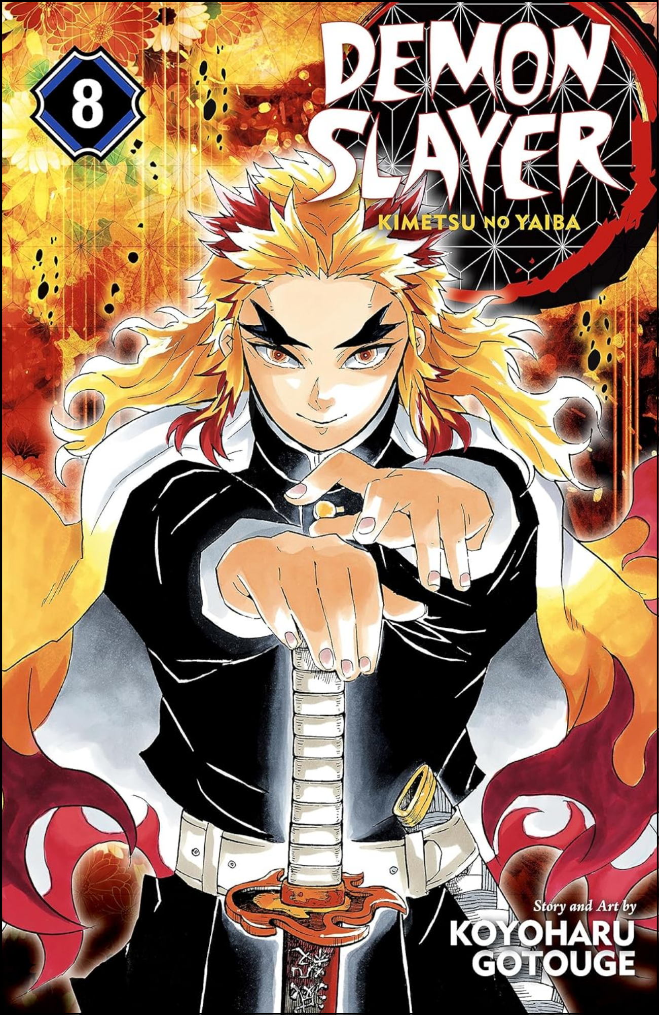 Demon Slayer Vol. 8 by Koyoharu Gotouge (Author) | Full Page Print Editon