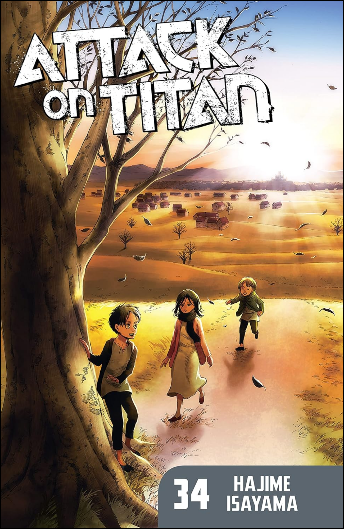 Attack on Titan Vol. 34 by Hajime Isayama (Author, Artist)| Full Page Print Editon
