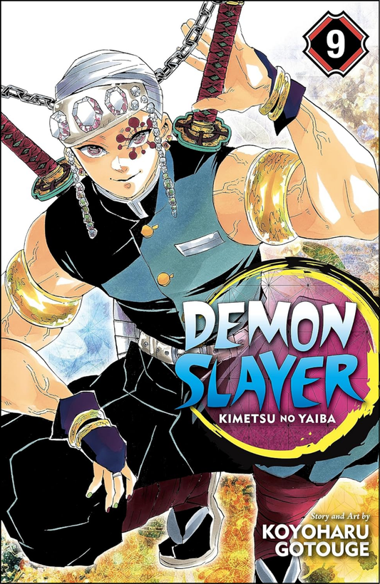Demon Slayer Vol. 9 by Koyoharu Gotouge (Author) | Full Page Print Editon