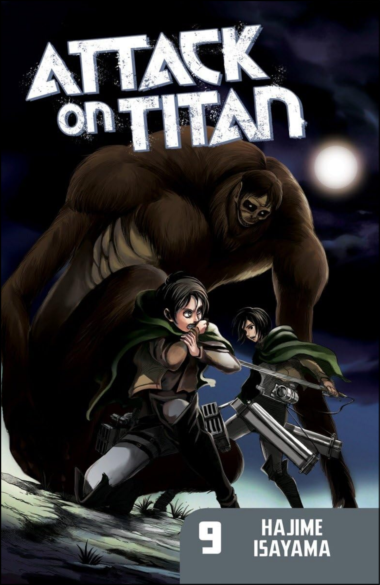 Attack on Titan Vol. 9 by Hajime Isayama (Author, Artist)| Full Page Print Editon