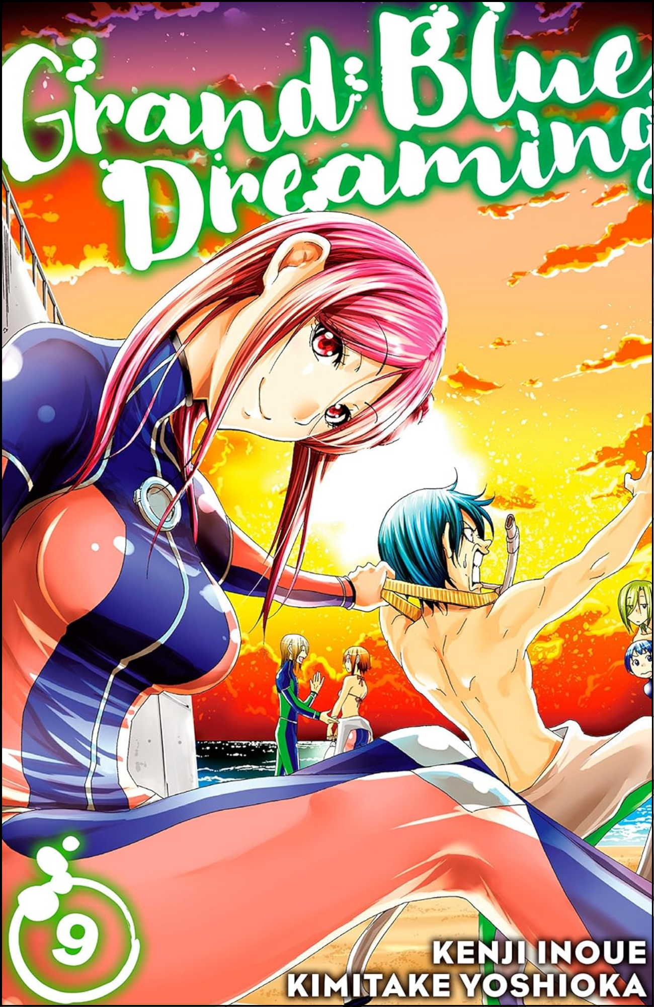 Grand Blue Dreaming Vol. 9 by Kenji Inoue (Author) | Full Page Print Editon