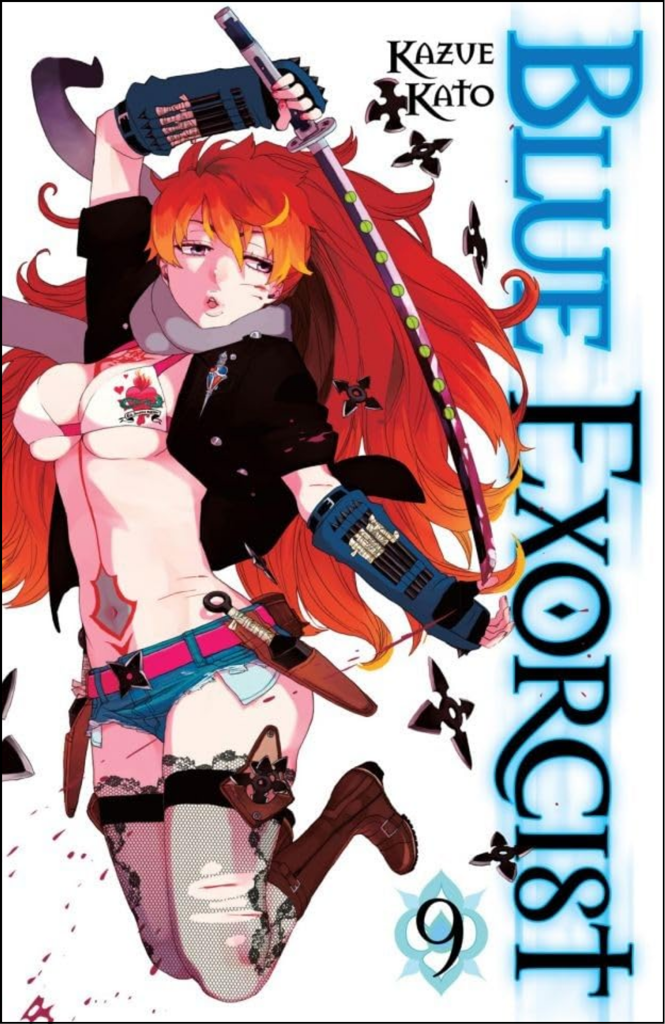 Blue Exorcist, Vol. 9 by Kazue Kato (Author, Illustrator) | Full Page Print Editon